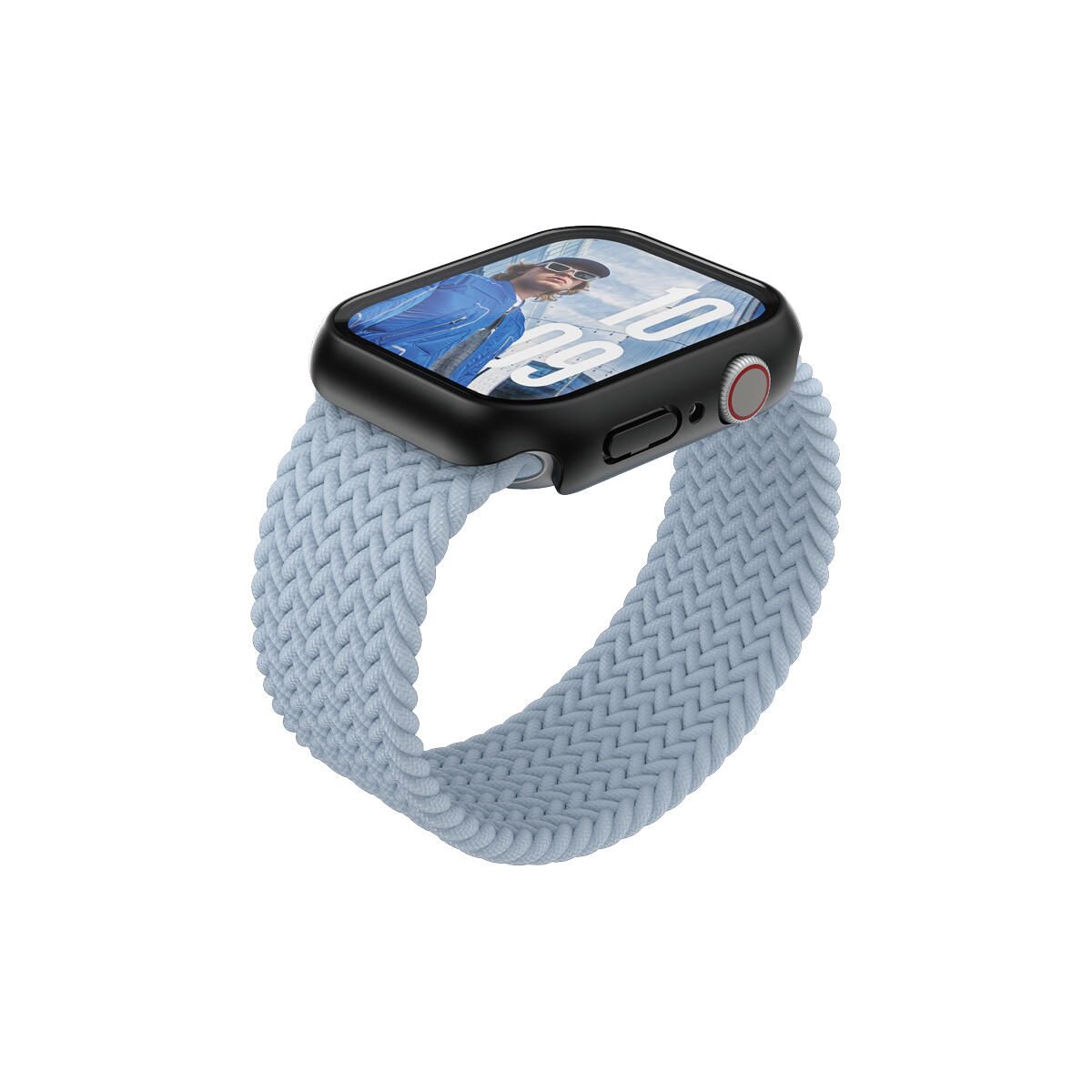 PanzerGlass® Displayschutz Snappie Full Body Slim Schwarz für Apple Watch 45mm