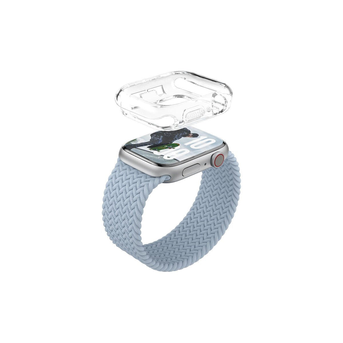 SAFE. by PanzerGlass® Displayschutz TPU Bumper Transparent für Apple Watch Series 10 - 41mm