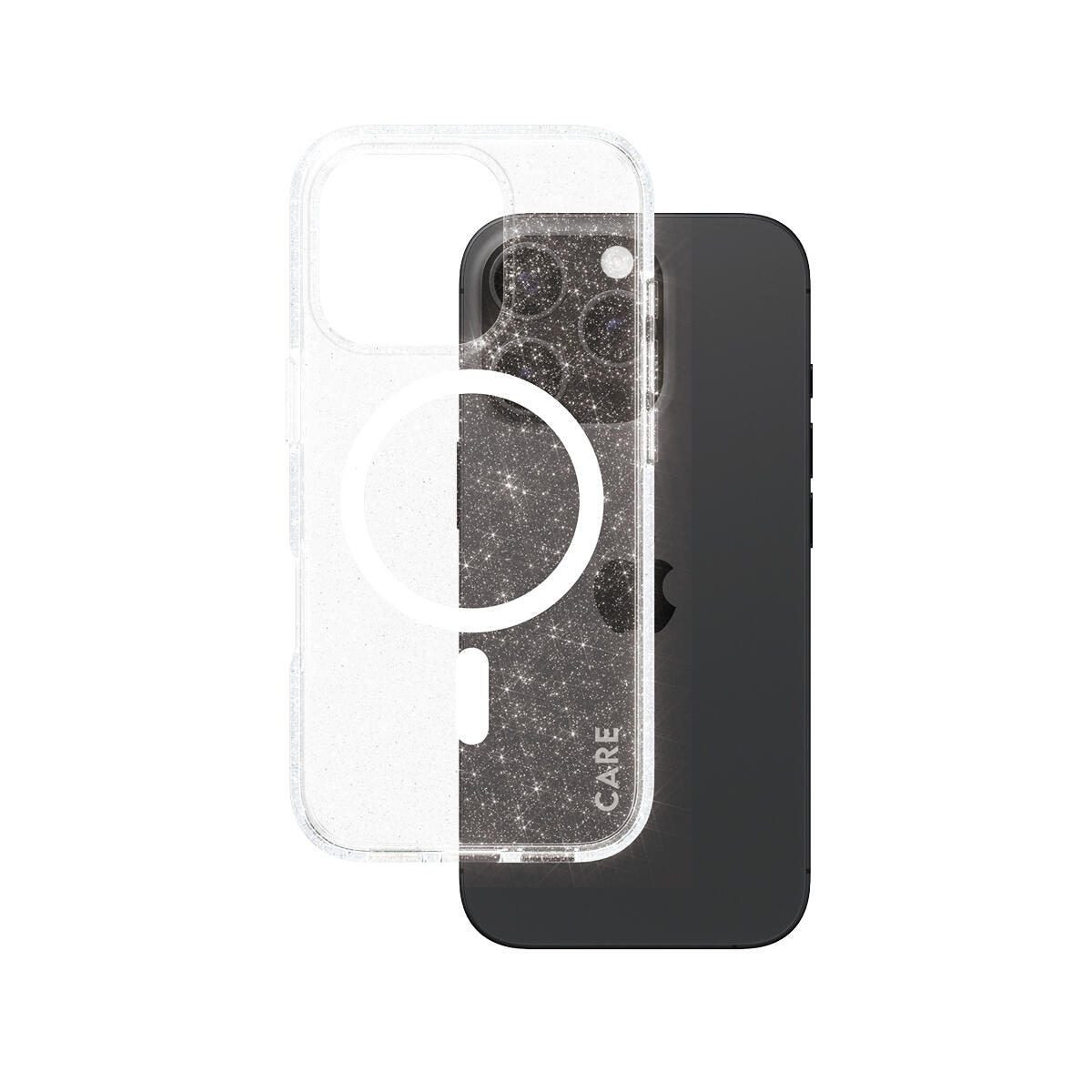 CARE by PanzerGlass® Flagship Case Urban Combat Star Lit Weiß MagSafe für iPhone 16 Pro