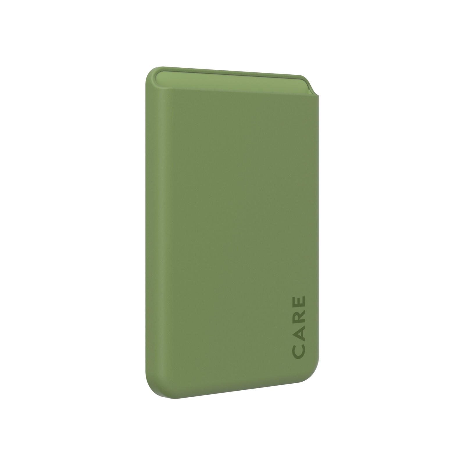 CARE by PanzerGlass® Fashionable Card Holder Grün für iPhone