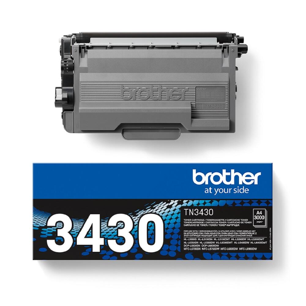 Brother Original TN-3430 Toner - Doppelpack schwarz (2x TN3430)