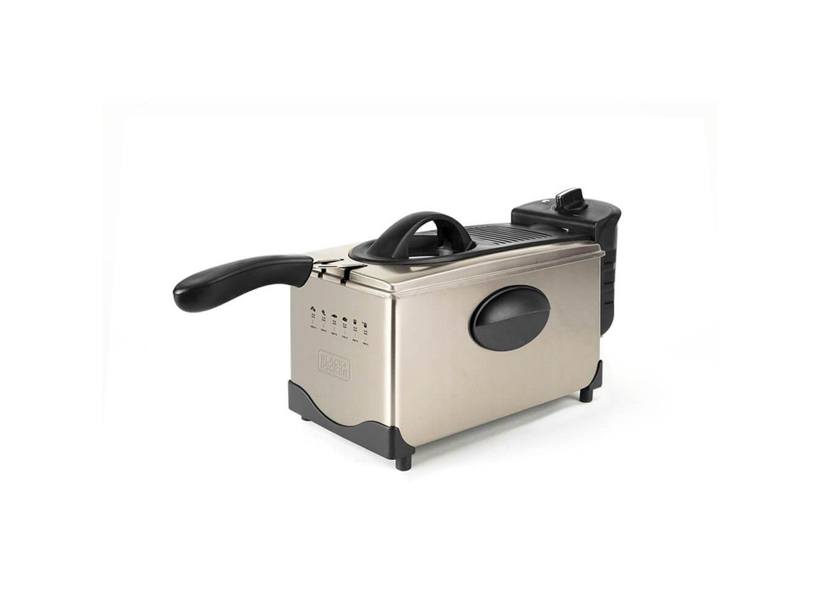 Black & Decker Deep Fryer 3L Brushed