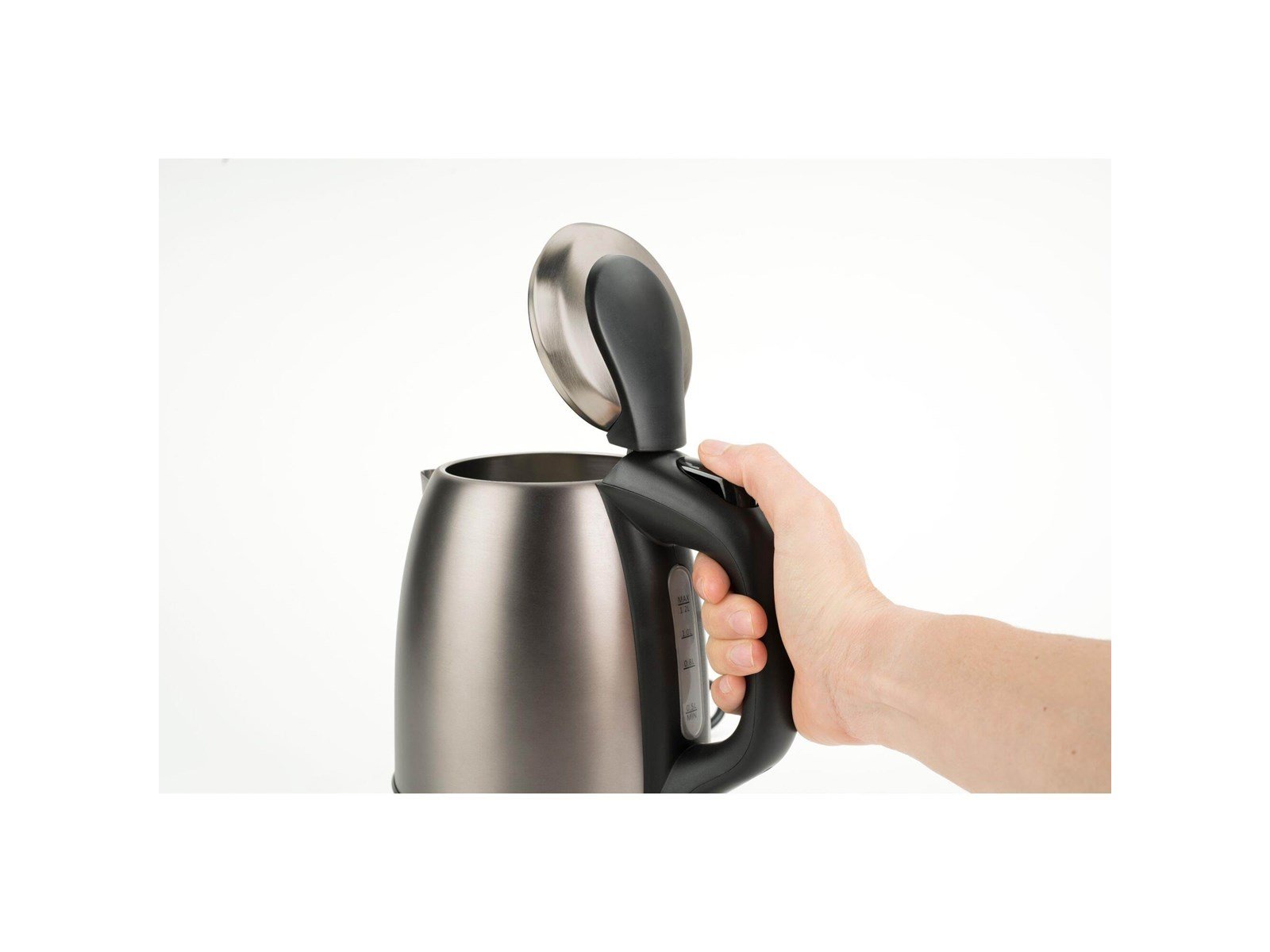Black & Decker Wasserkocher Kettle 1.2L Brushed Steel - Gebürstetes Stahl - 2200 W