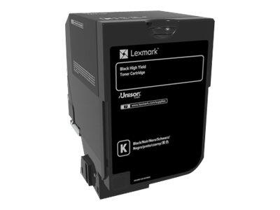 Lexmark Original Toner Standard Variante - CS720/725 schwarz 20.000 Seiten (74C0H10)