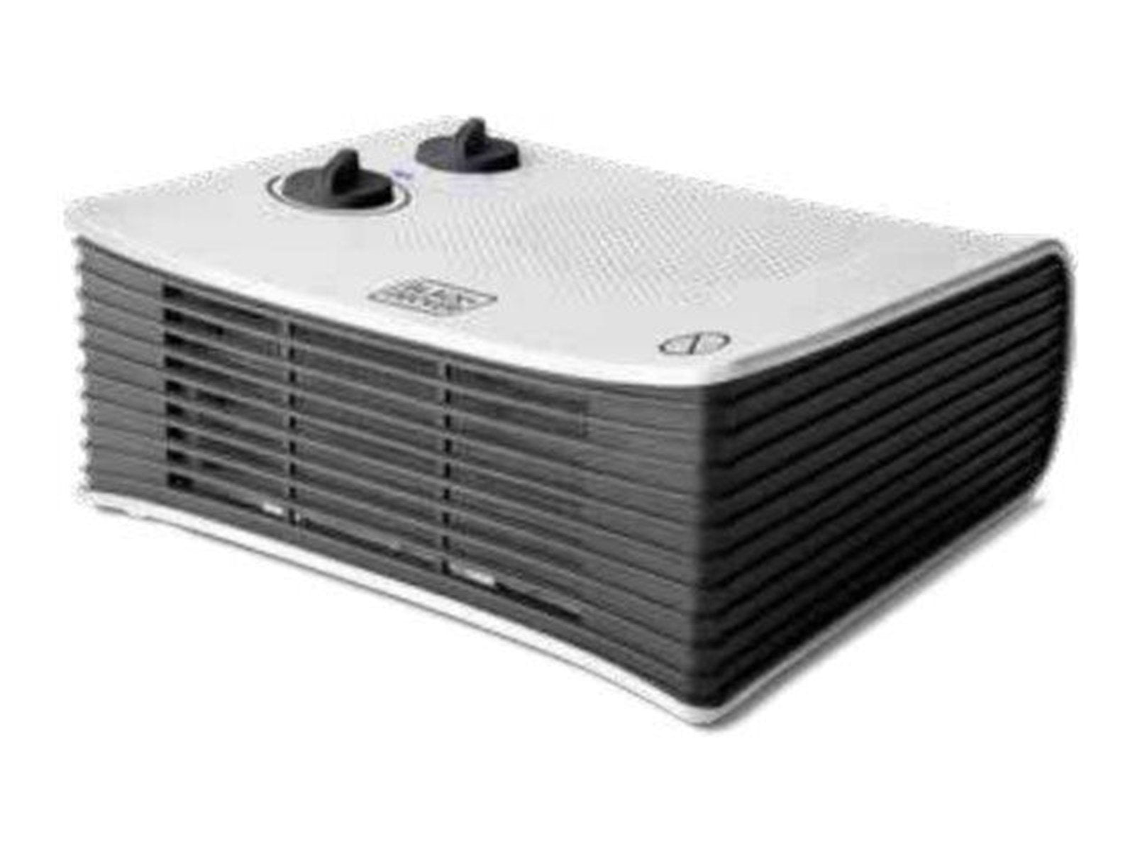 Black & Decker Fan Heater 2000W White Flat