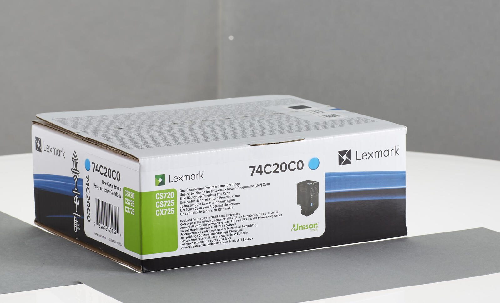 Lexmark Original Toner - cyan (74C20C0) für CS720de/dte, CS725de/dte, CX725de/dhe/dthe