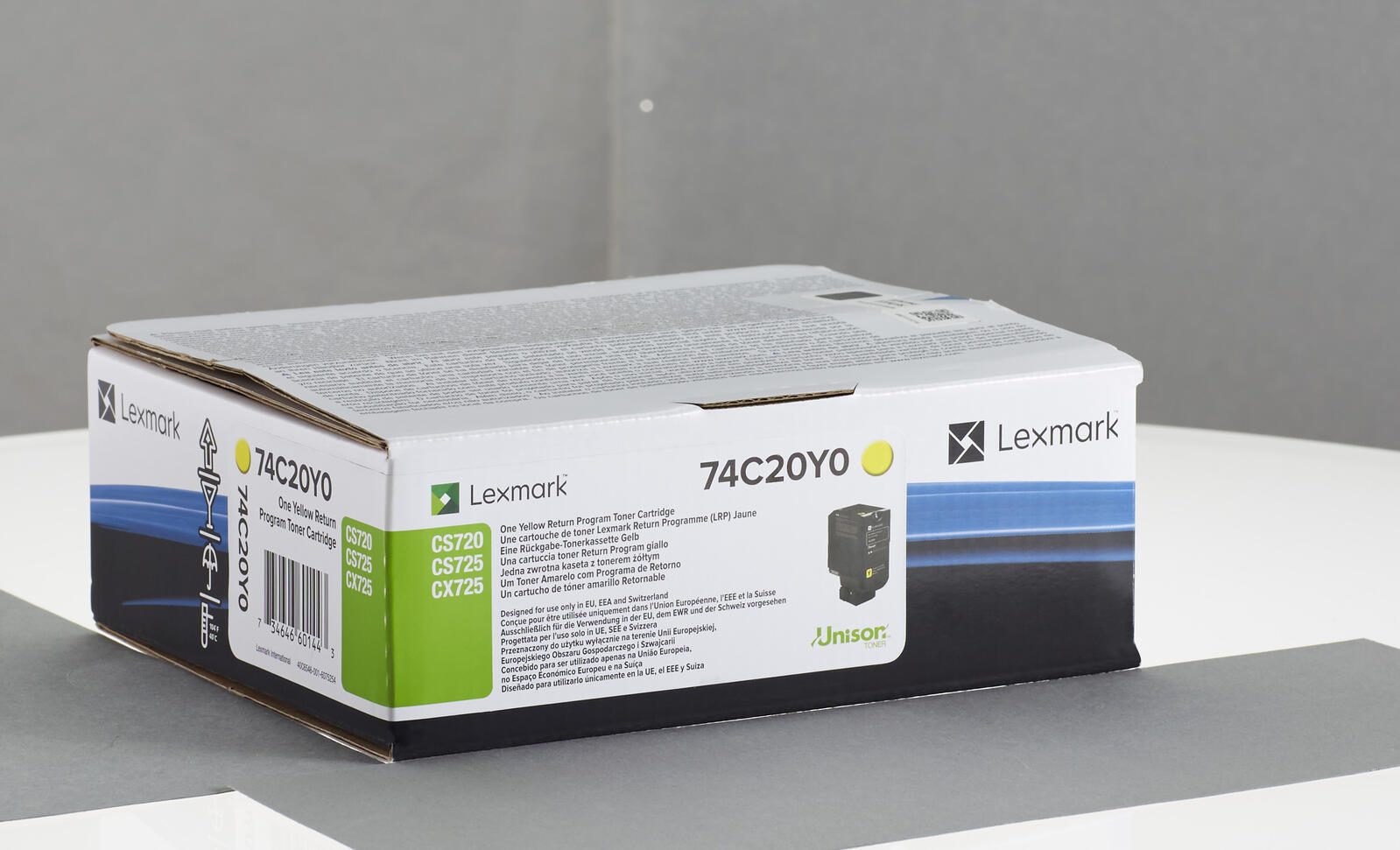 Lexmark Original Toner - gelb (74C20Y0) für CS720de/dte, CS725de/dte, CX725de/dhe/dthe
