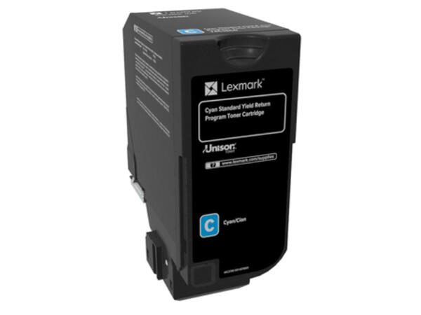 Lexmark Original Toner - cyan (74C2SC0) für CS720de/dte, CS725de/dte, CX725de/dhe/dthe