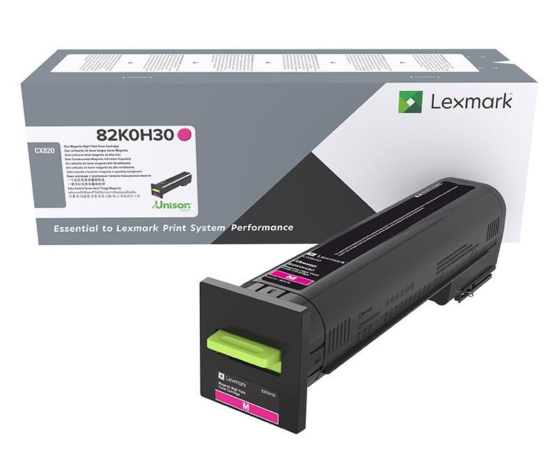 Lexmark Original Toner Standard Variante - CX820 magenta 17.000 Seiten (82K0H30)