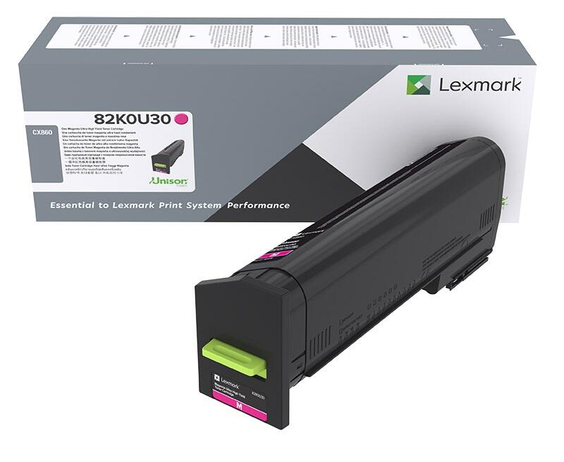 Lexmark Original Toner Standard Variante - CX860 magenta 55.000 Seiten (82K0U30)