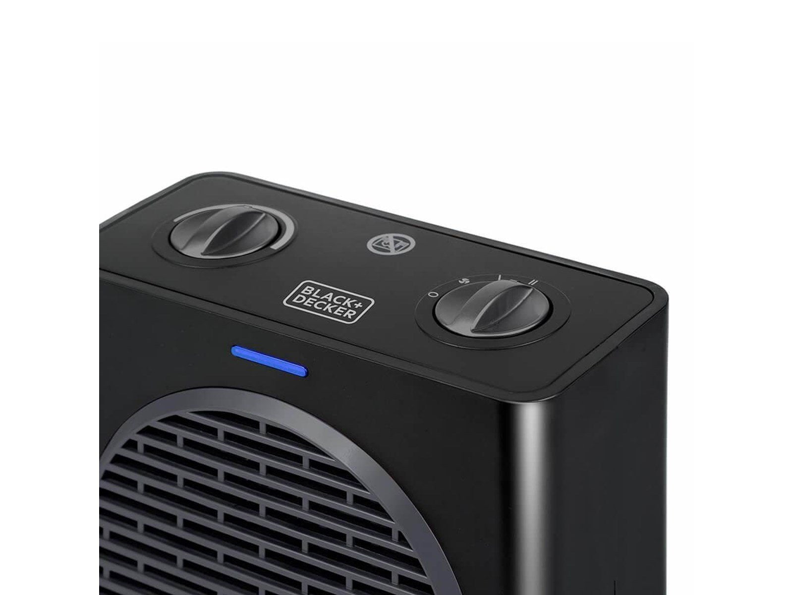 Black & Decker Ceramic Fan Heater 1500W Black