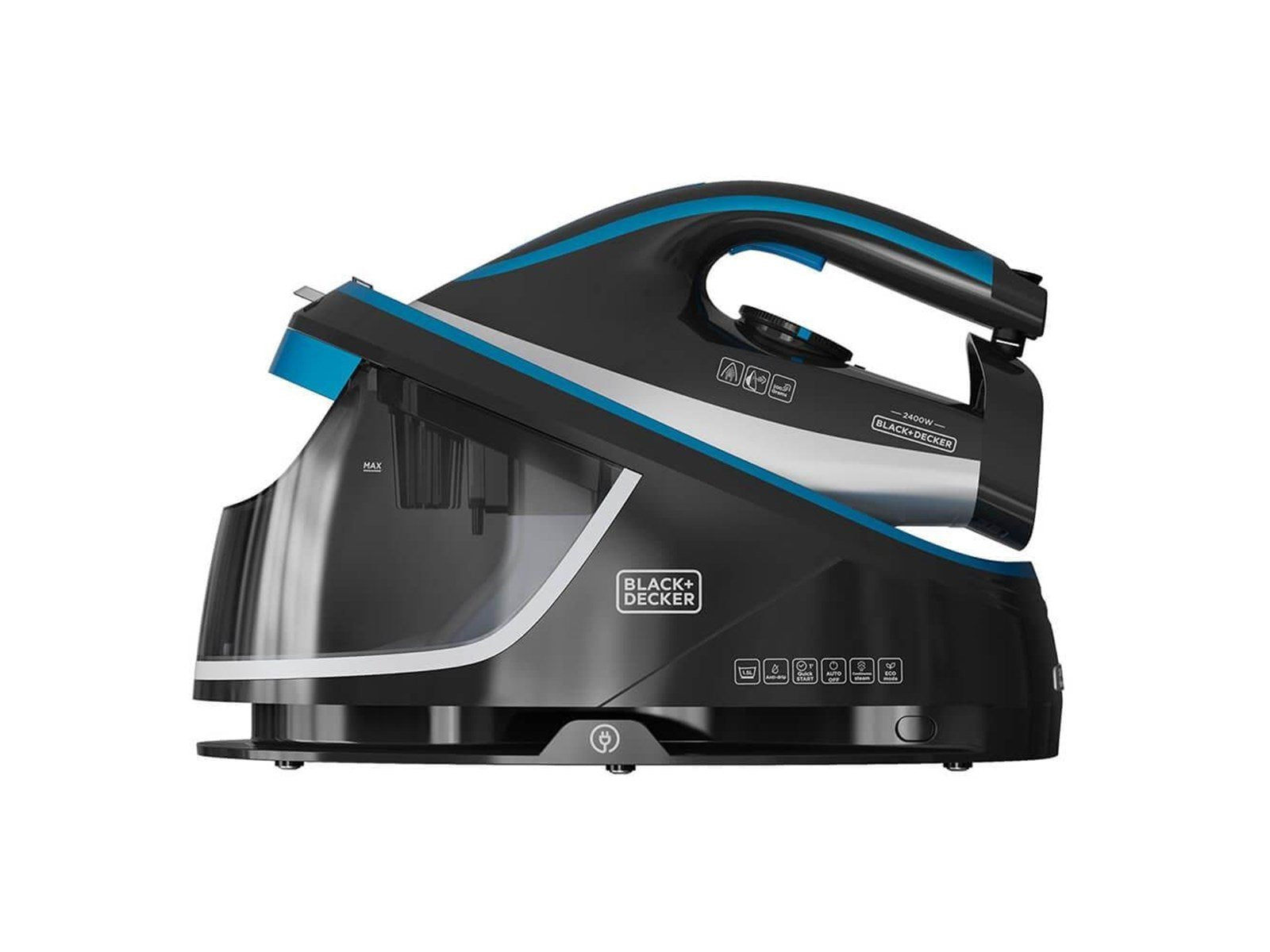 Black & Decker Dampfbügeleisen Steam Station 1.5L Black