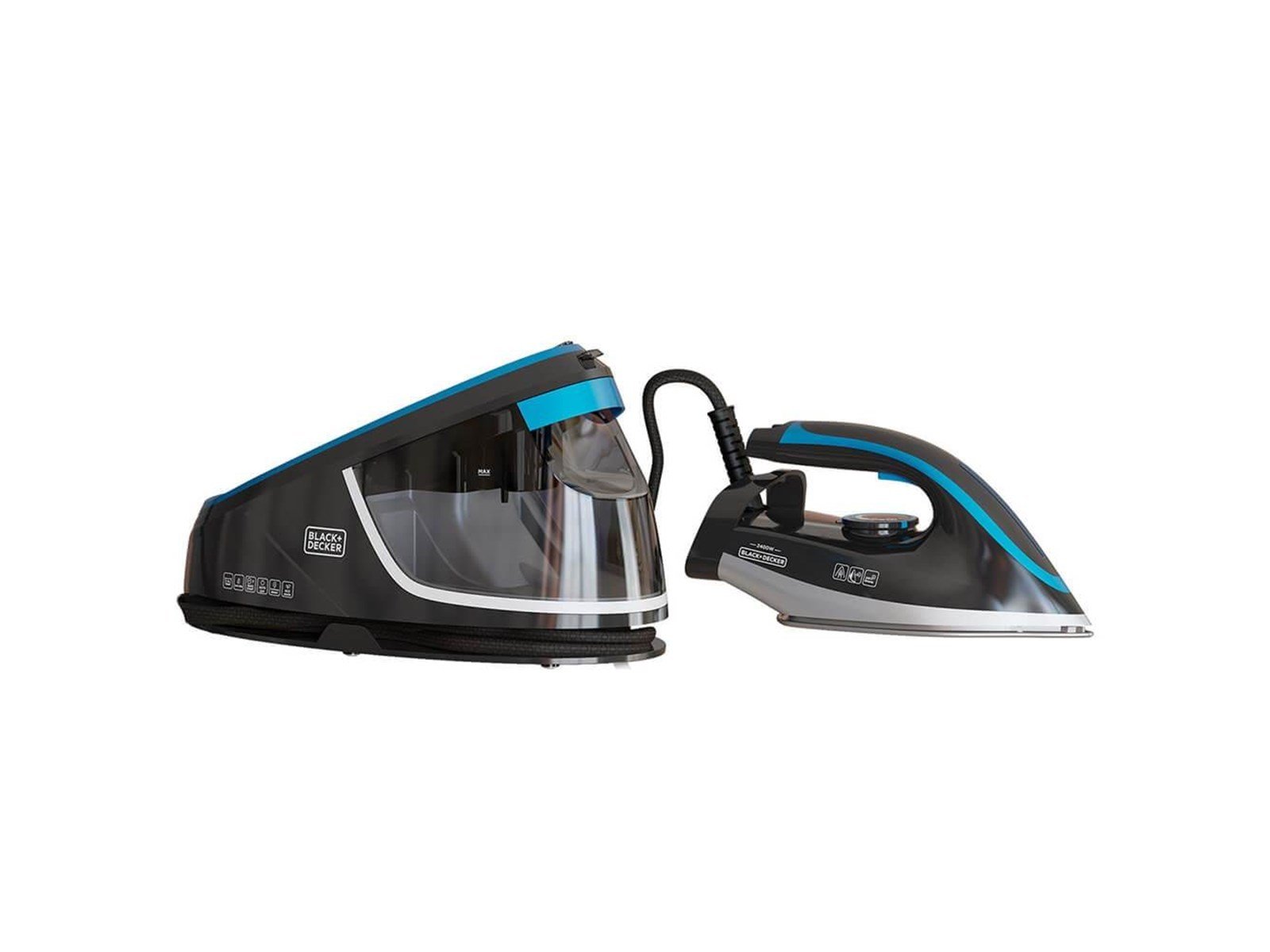 Black & Decker Dampfbügeleisen Steam Station 1.5L Black