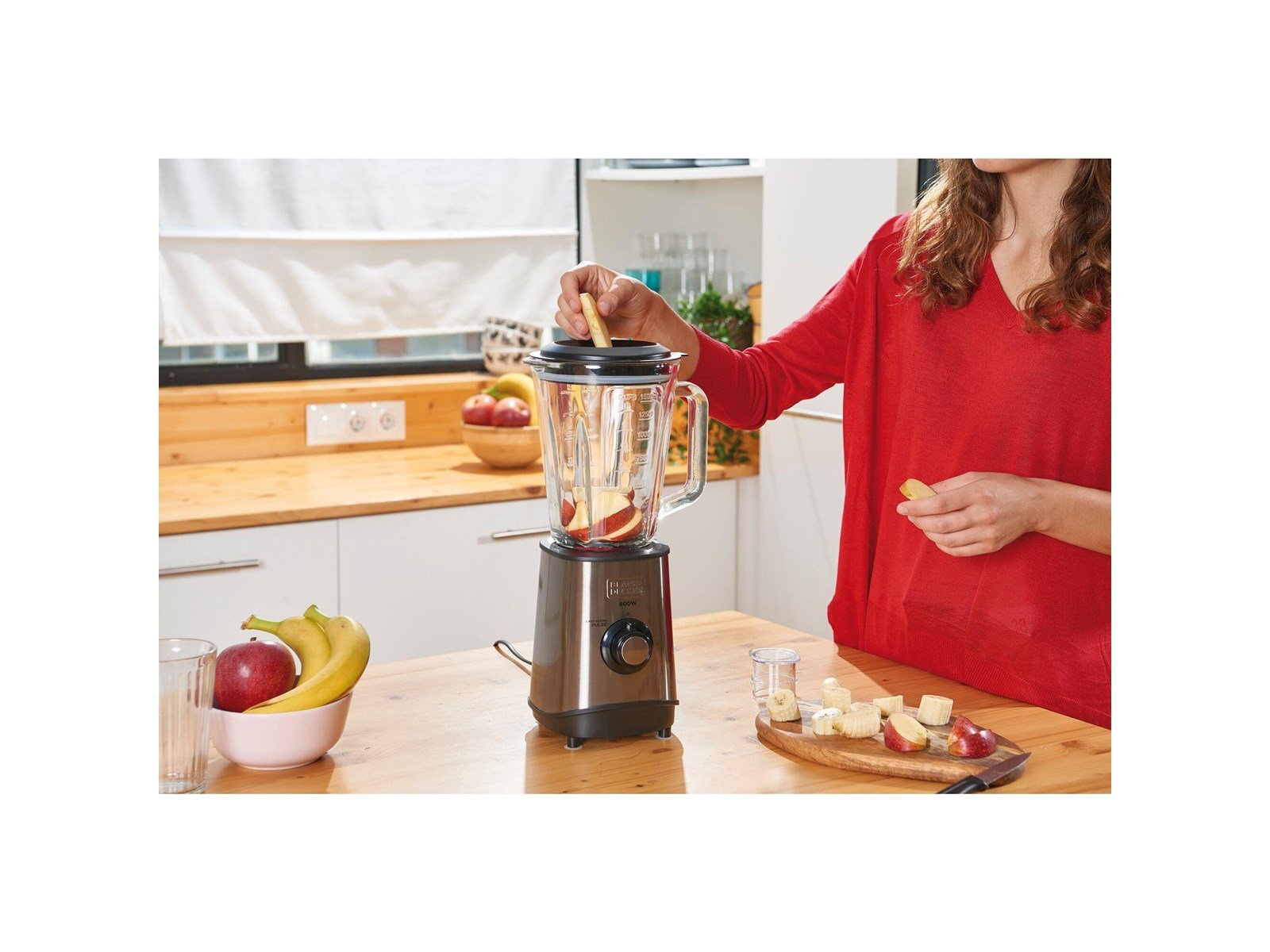 Black & Decker Mixer Blender 800W Brushed Steel - 800 W