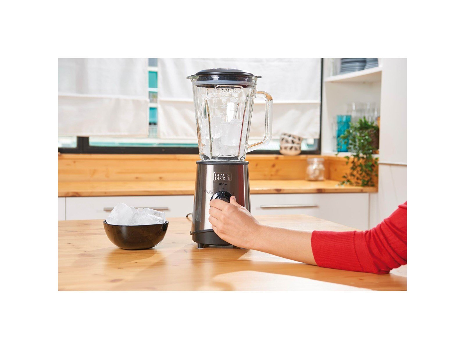 Black & Decker Mixer Blender 800W Brushed Steel - 800 W