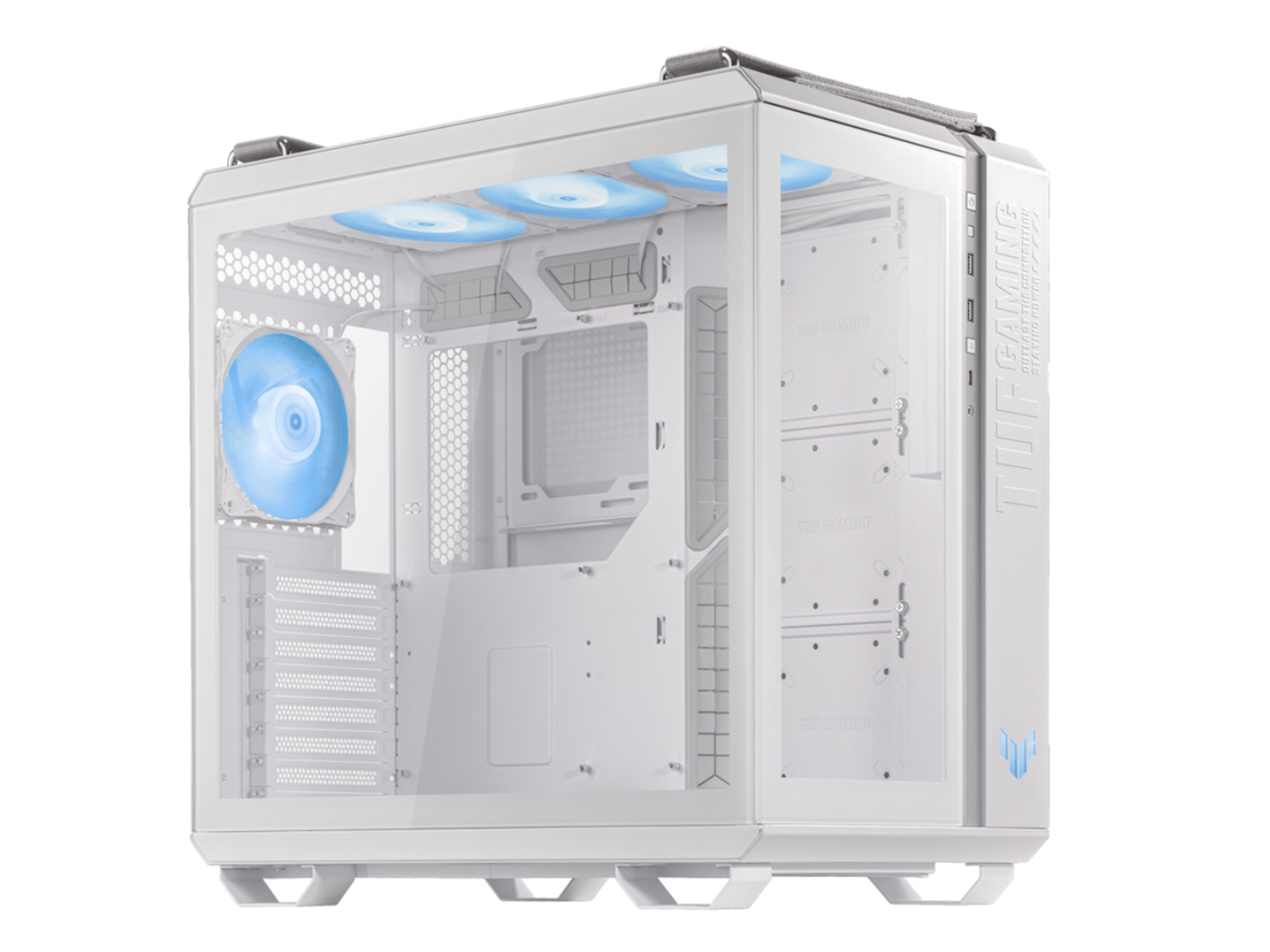 ASUS TUF GAMING GT502 PLUS - Gehäuse - Miditower - Weiß