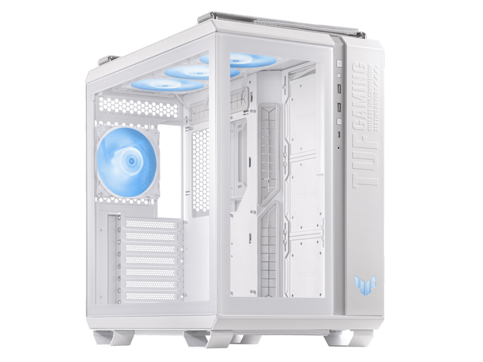 ASUS TUF GAMING GT502 PLUS - Gehäuse - Miditower - Weiß