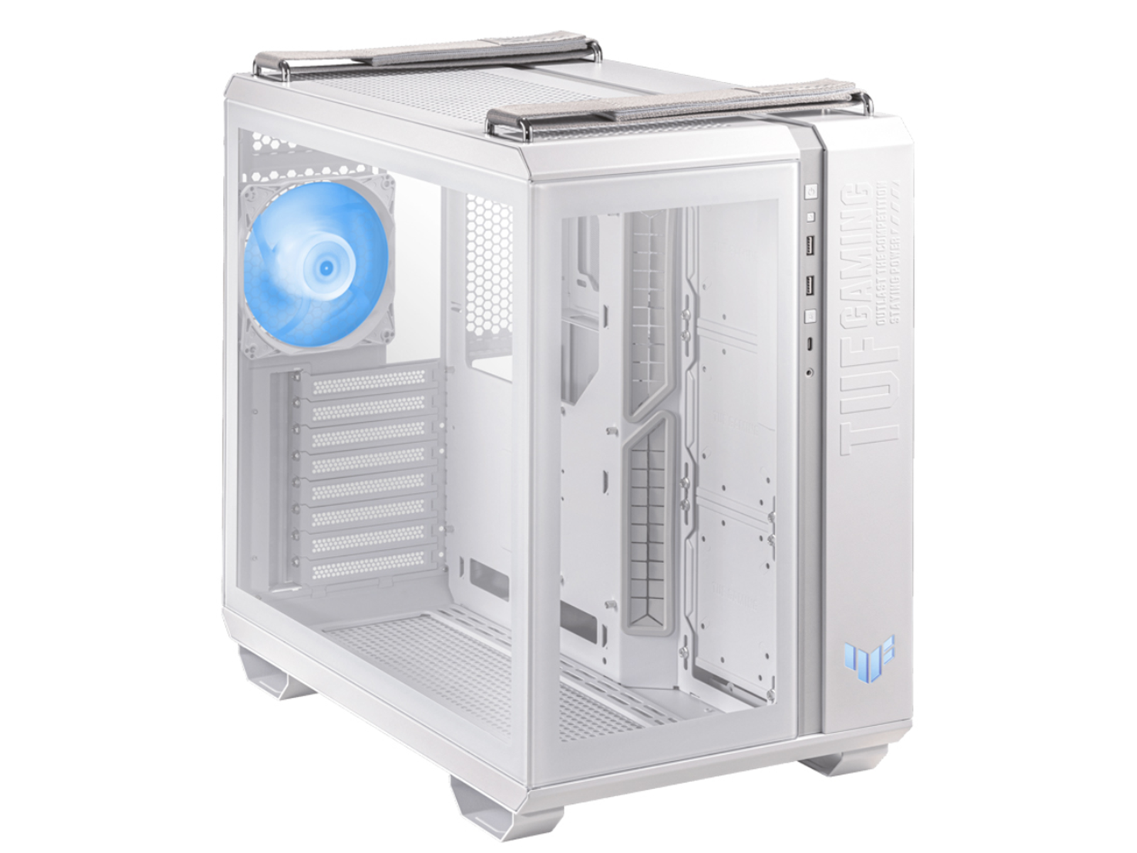 ASUS TUF GAMING GT502 PLUS - Gehäuse - Miditower - Weiß