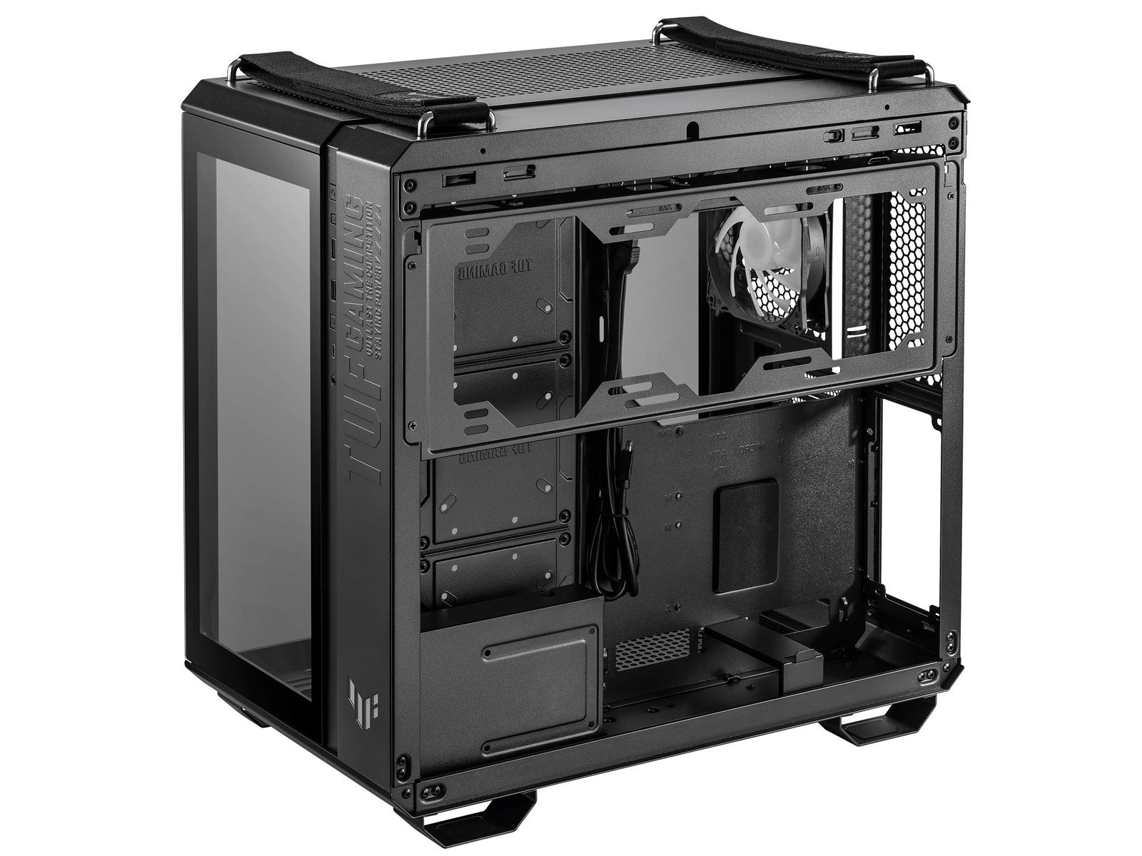 ASUS TUF GAMING GT502 PLUS - Gehäuse - Miditower - Schwarz