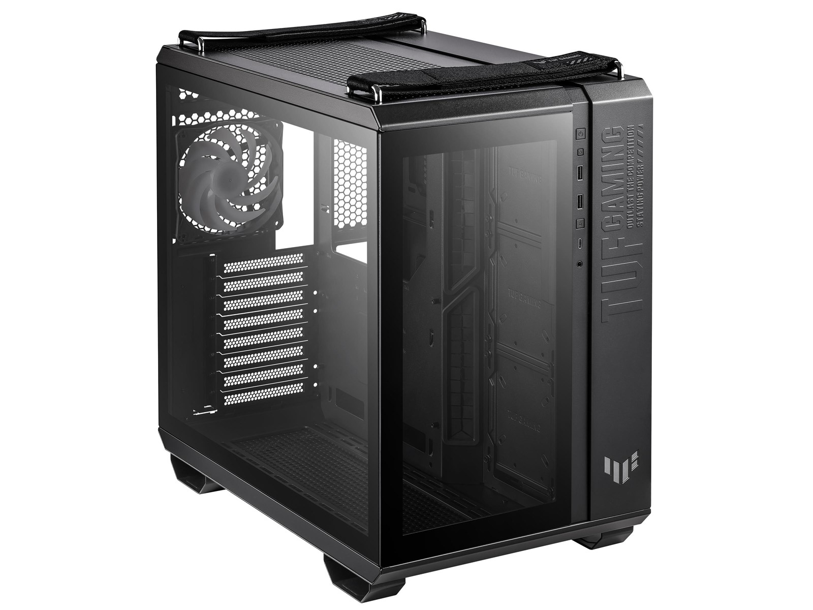 ASUS TUF GAMING GT502 PLUS - Gehäuse - Miditower - Schwarz