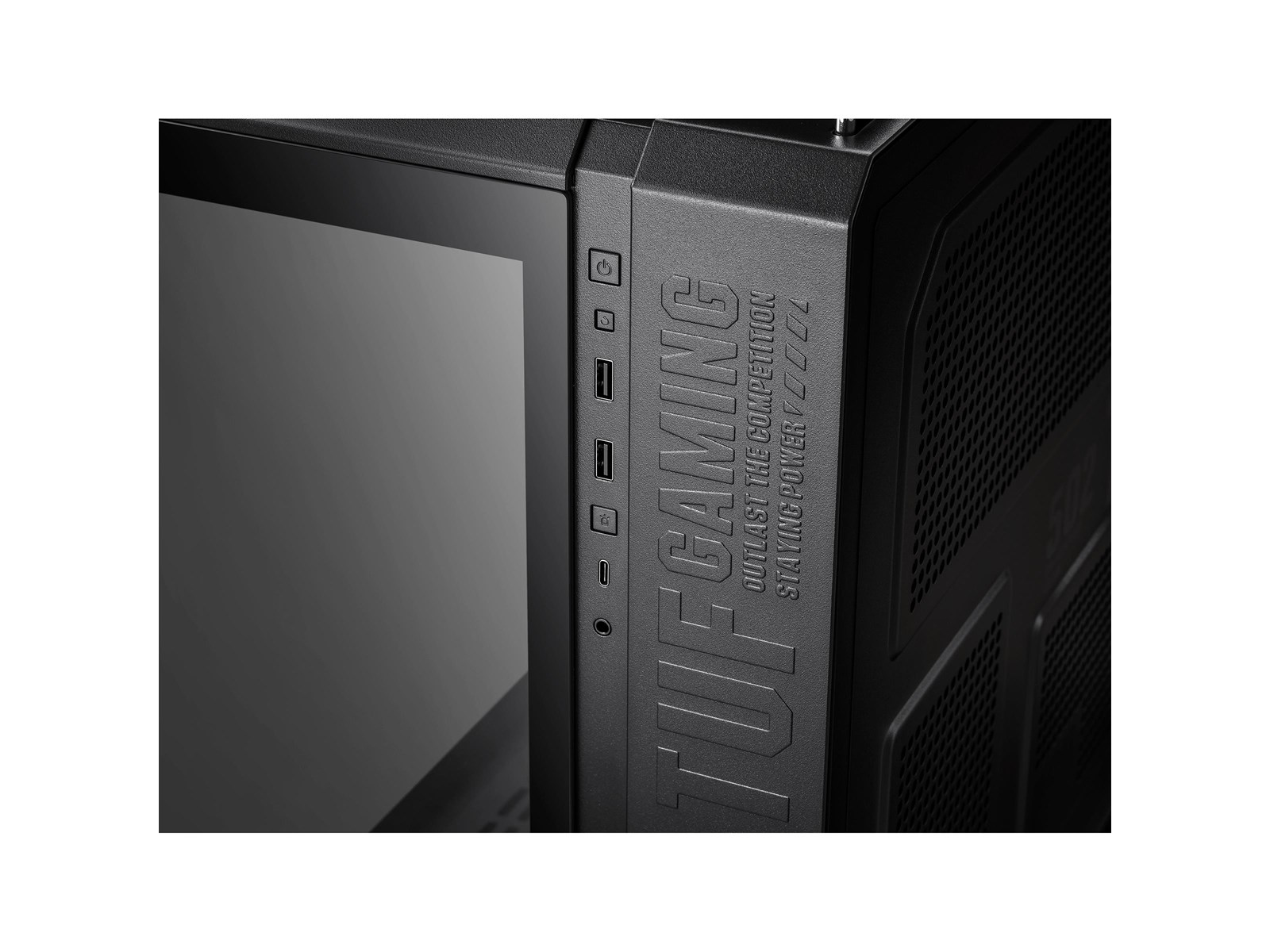 ASUS TUF GAMING GT502 PLUS - Gehäuse - Miditower - Schwarz