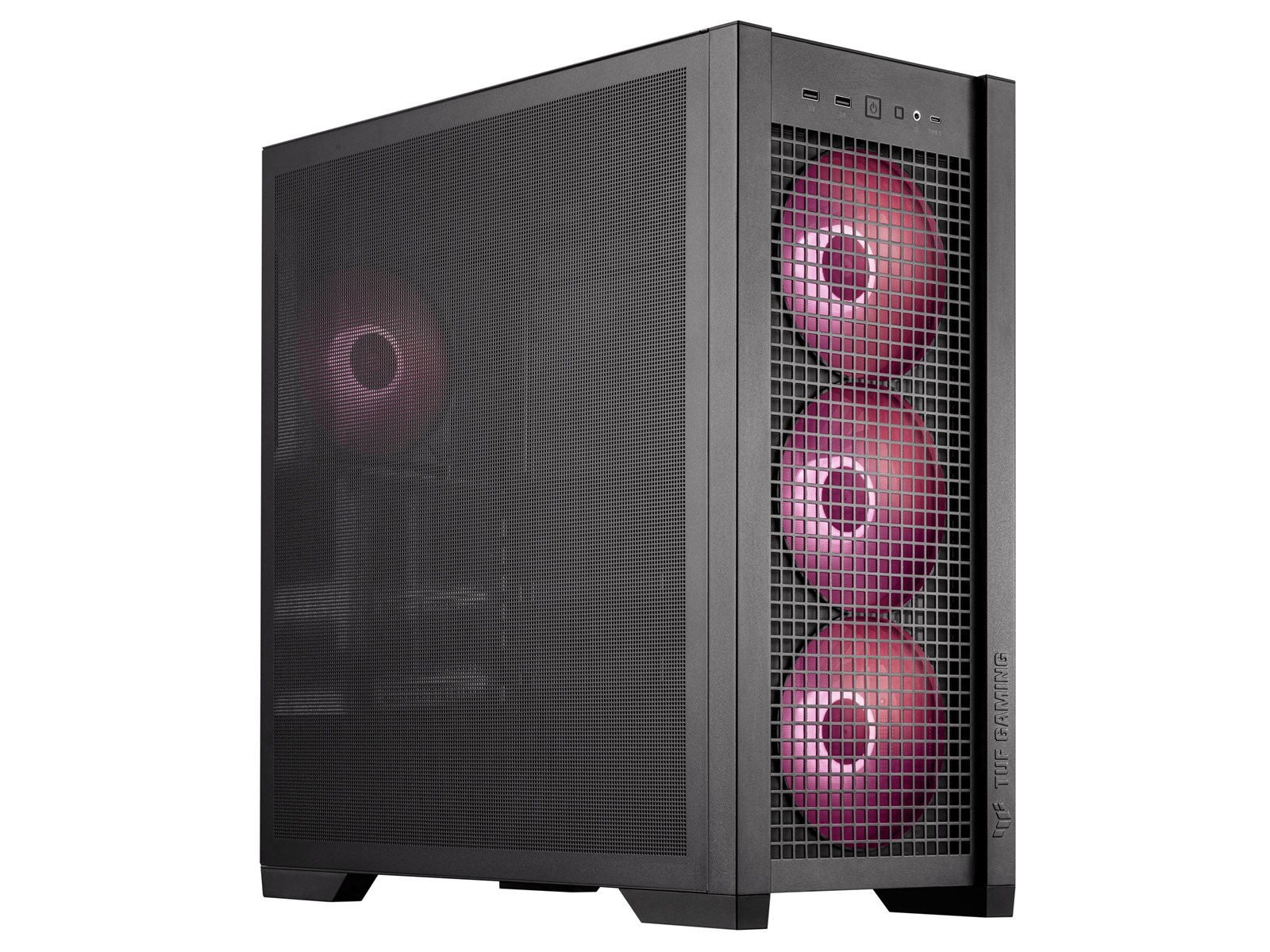 ASUS TUF Gaming GT302 - Gehäuse - Miditower - Schwarz