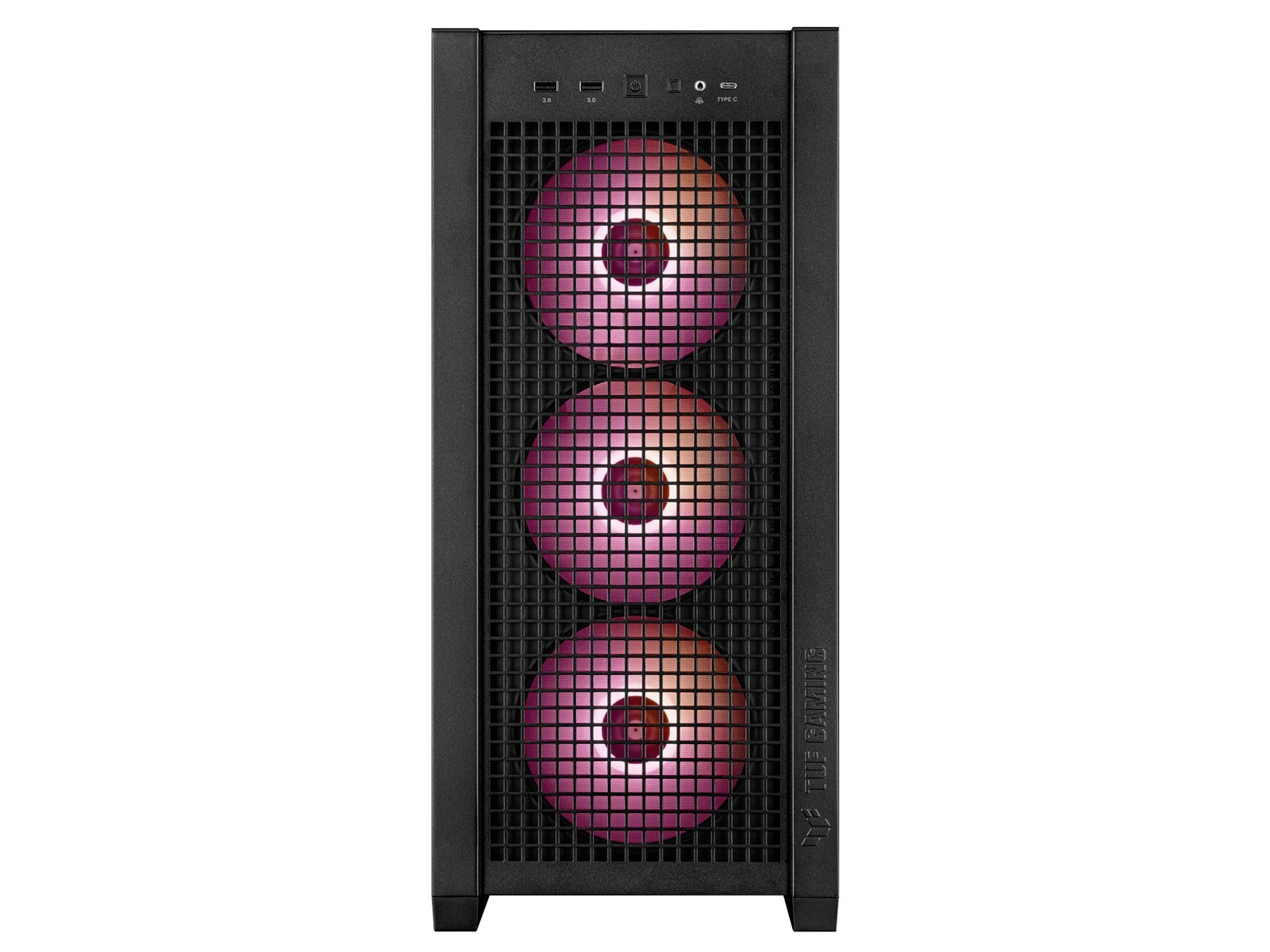 ASUS TUF Gaming GT302 - Gehäuse - Miditower - Schwarz