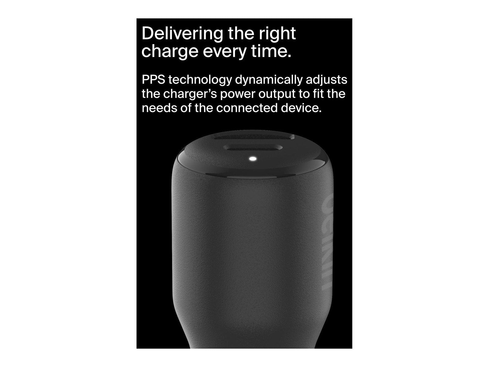 Belkin BoostCharge car power adapter - USB 24 pin USB-C - 42 Watt