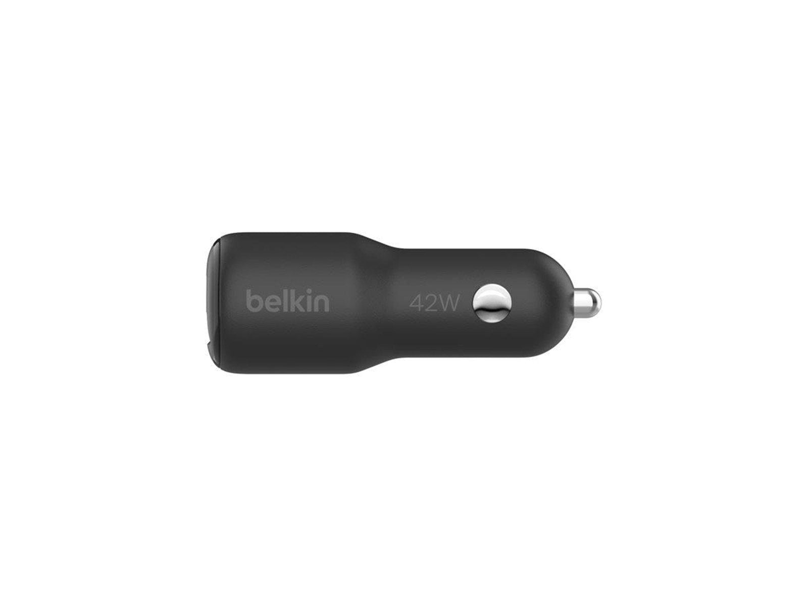Belkin BoostCharge car power adapter - USB 24 pin USB-C - 42 Watt