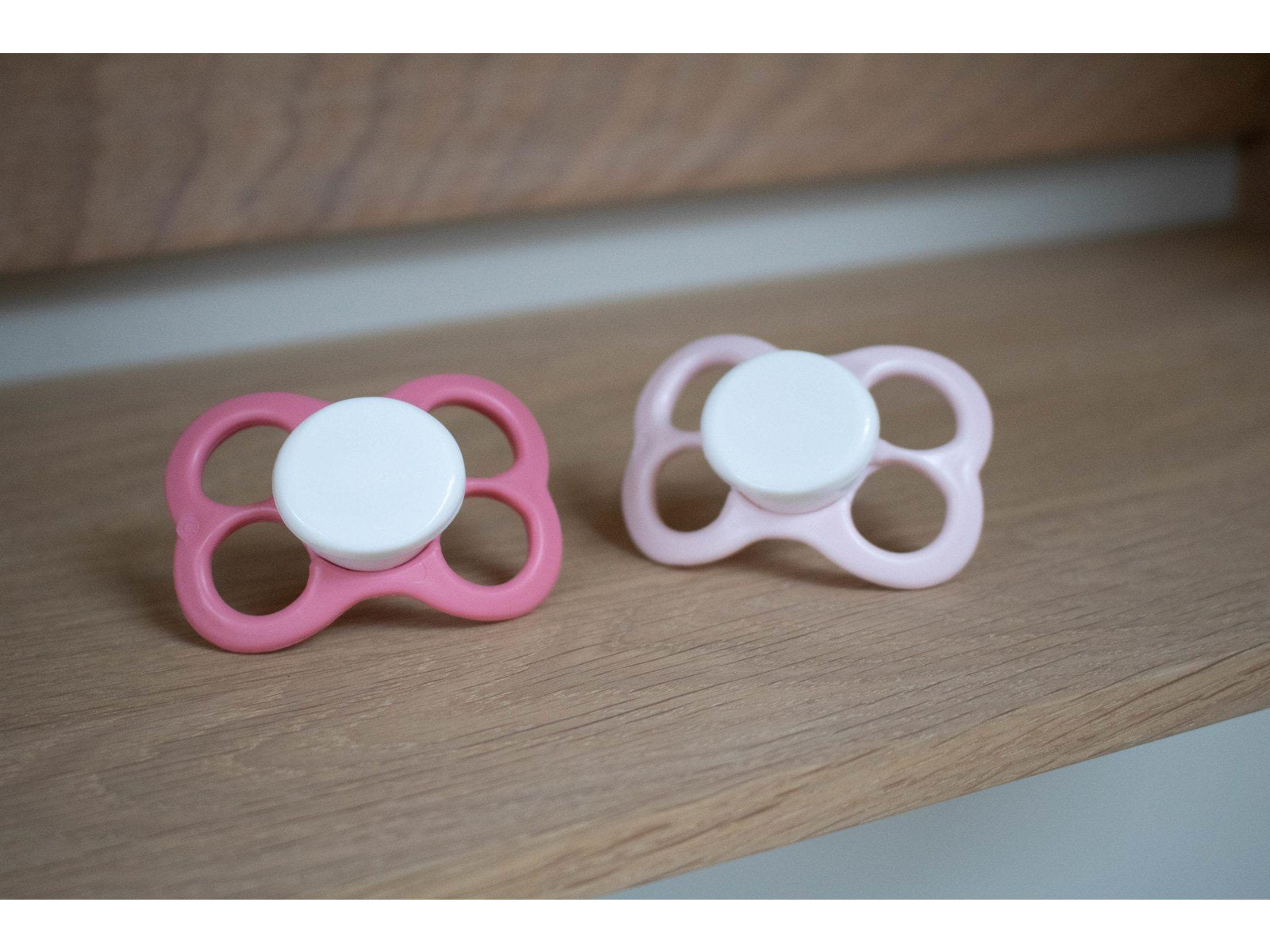 Barnets Favorit 2 pak luftsutter silikone 6+ mdr. - Rosa/Lyserød