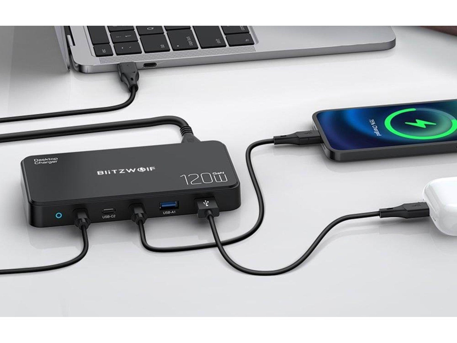 BlitzWolf Charging Station Blitzwolf BW-i100 5in1 120W