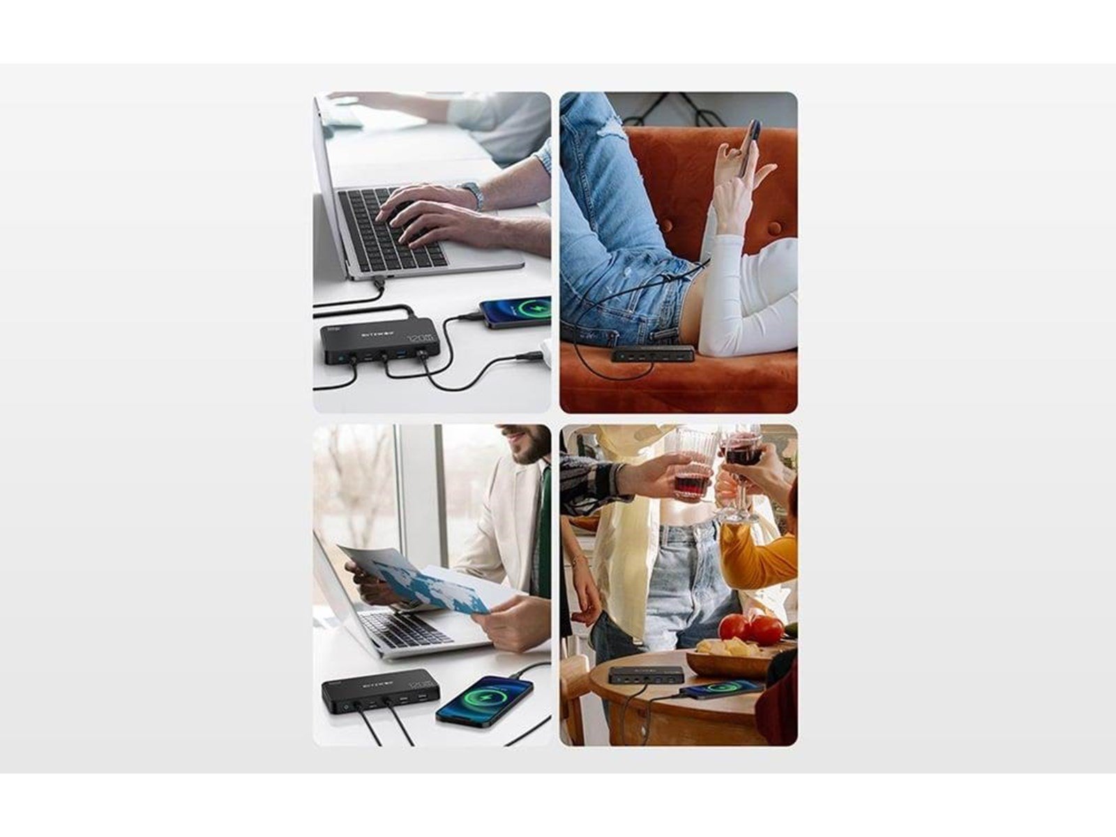 BlitzWolf Charging Station Blitzwolf BW-i100 5in1 120W