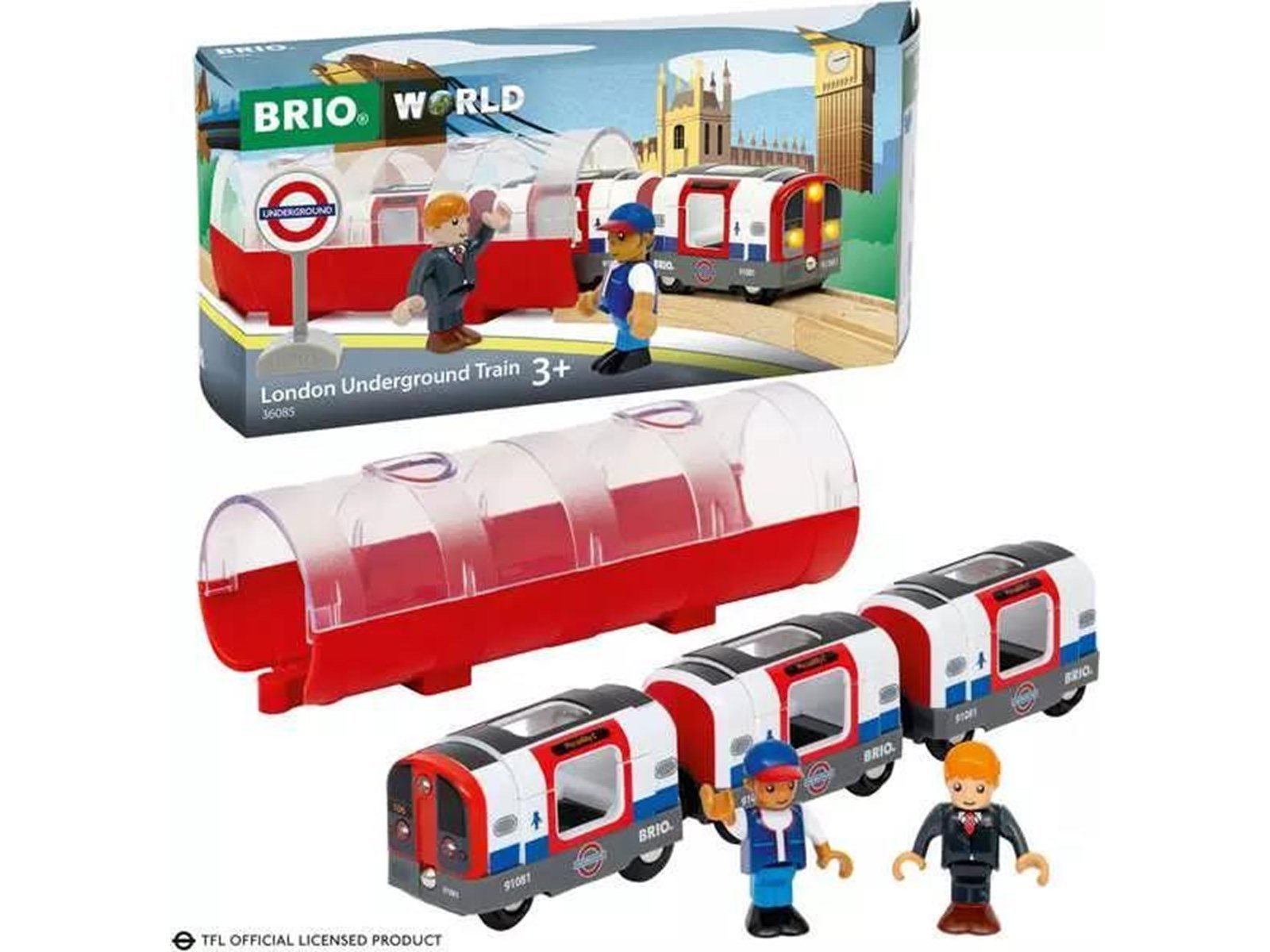 Brio Londoner U-Bahn mit Licht und Sound