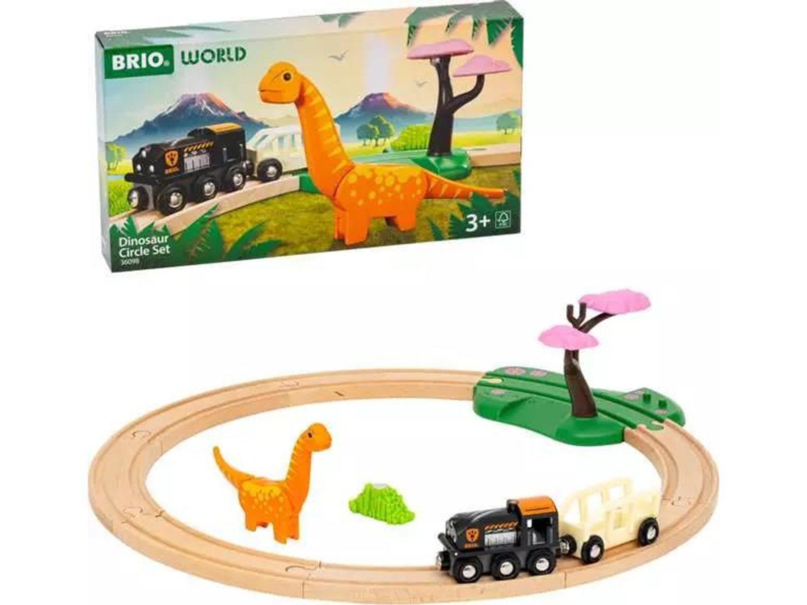 Brio Dinosaurier Bahn Set