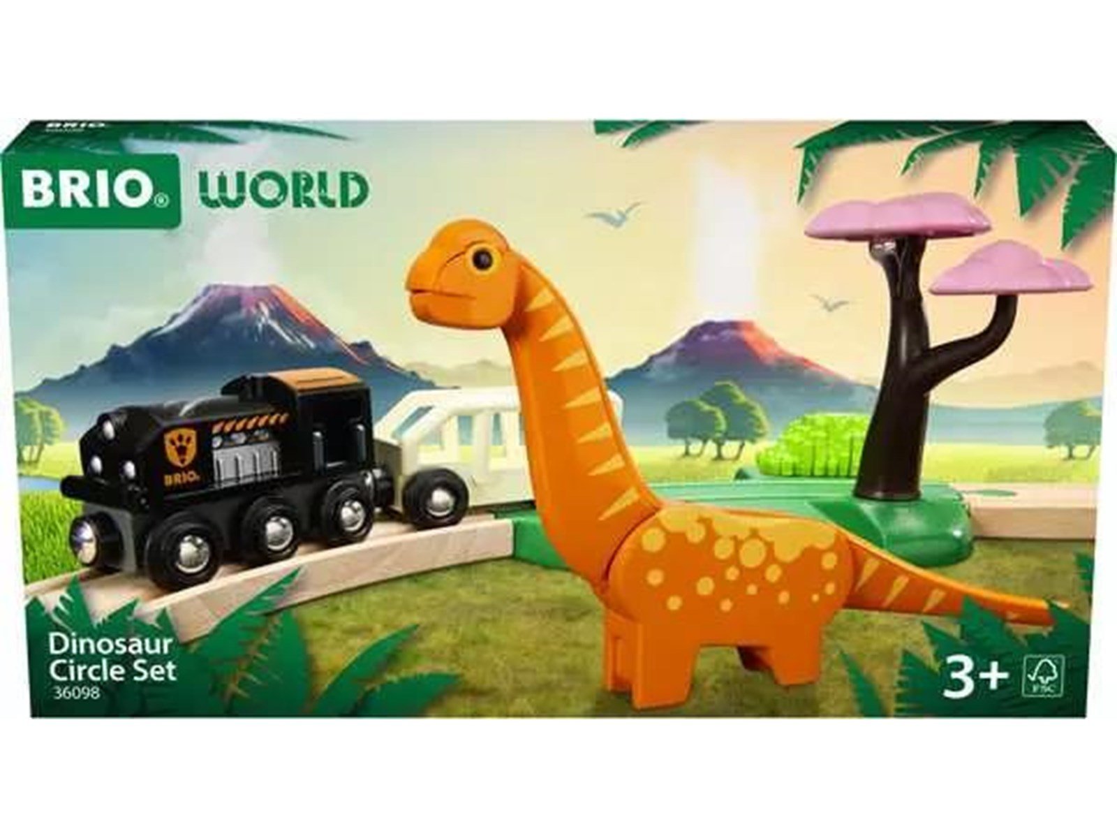 Brio Dinosaurier Bahn Set