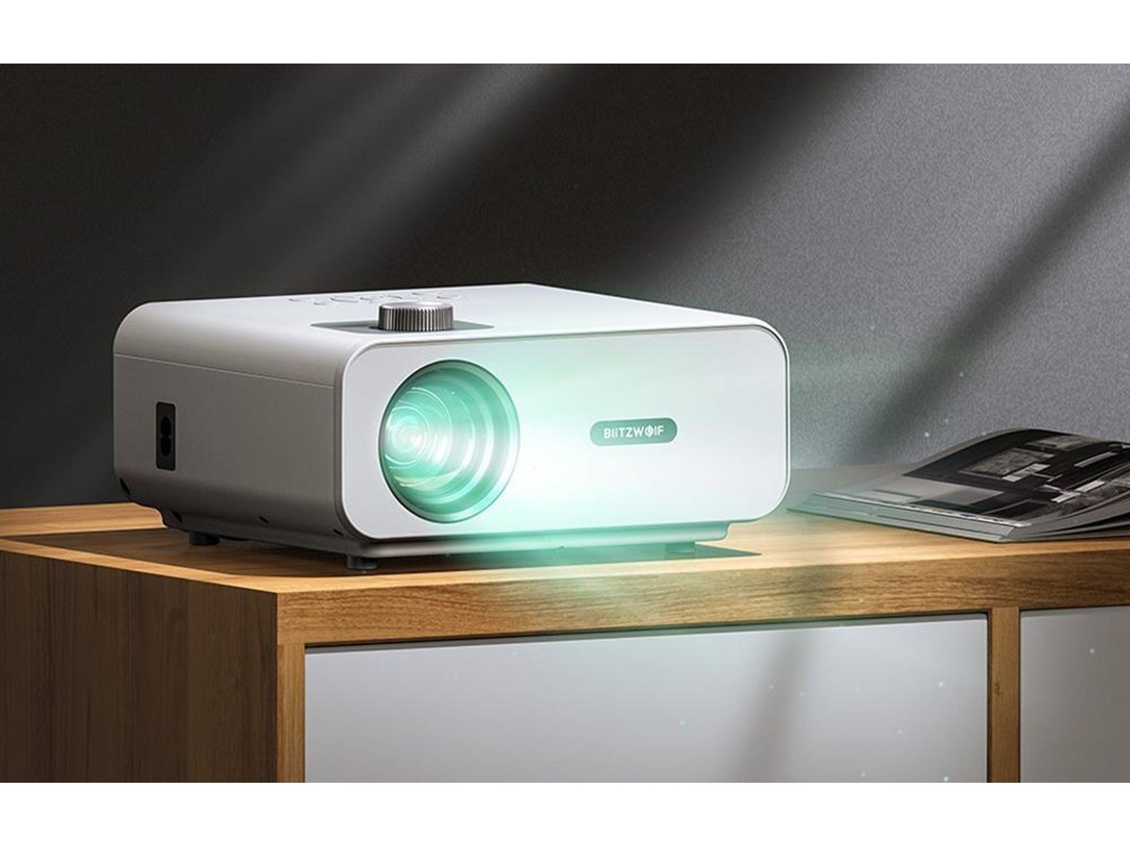 BlitzWolf Projektoren LED projector BW-V5 1080p HDMI USB AV - 1920 x 1080 - 650 lumens