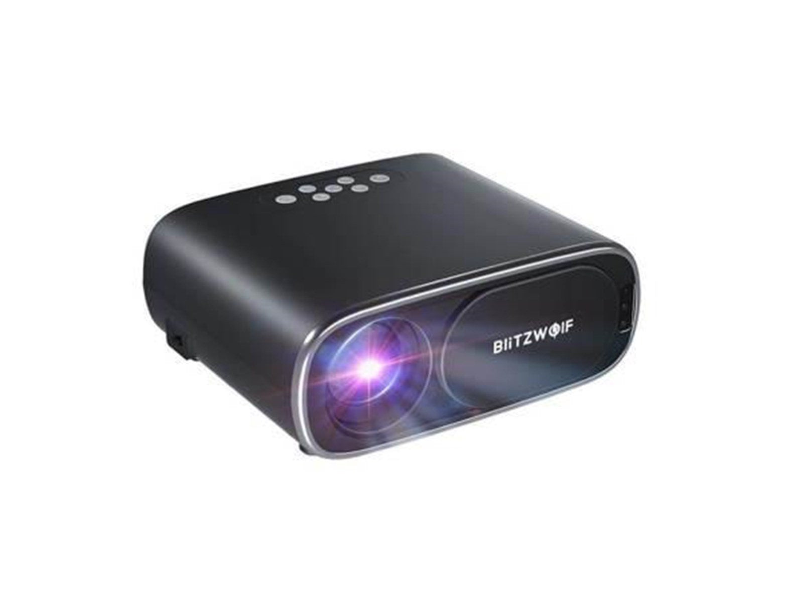 BlitzWolf Projektoren 1080p LED beamer / projector Wi-Fi + Bluetooth (black) - 1920 x 1080 - 10000 ANSI lumens