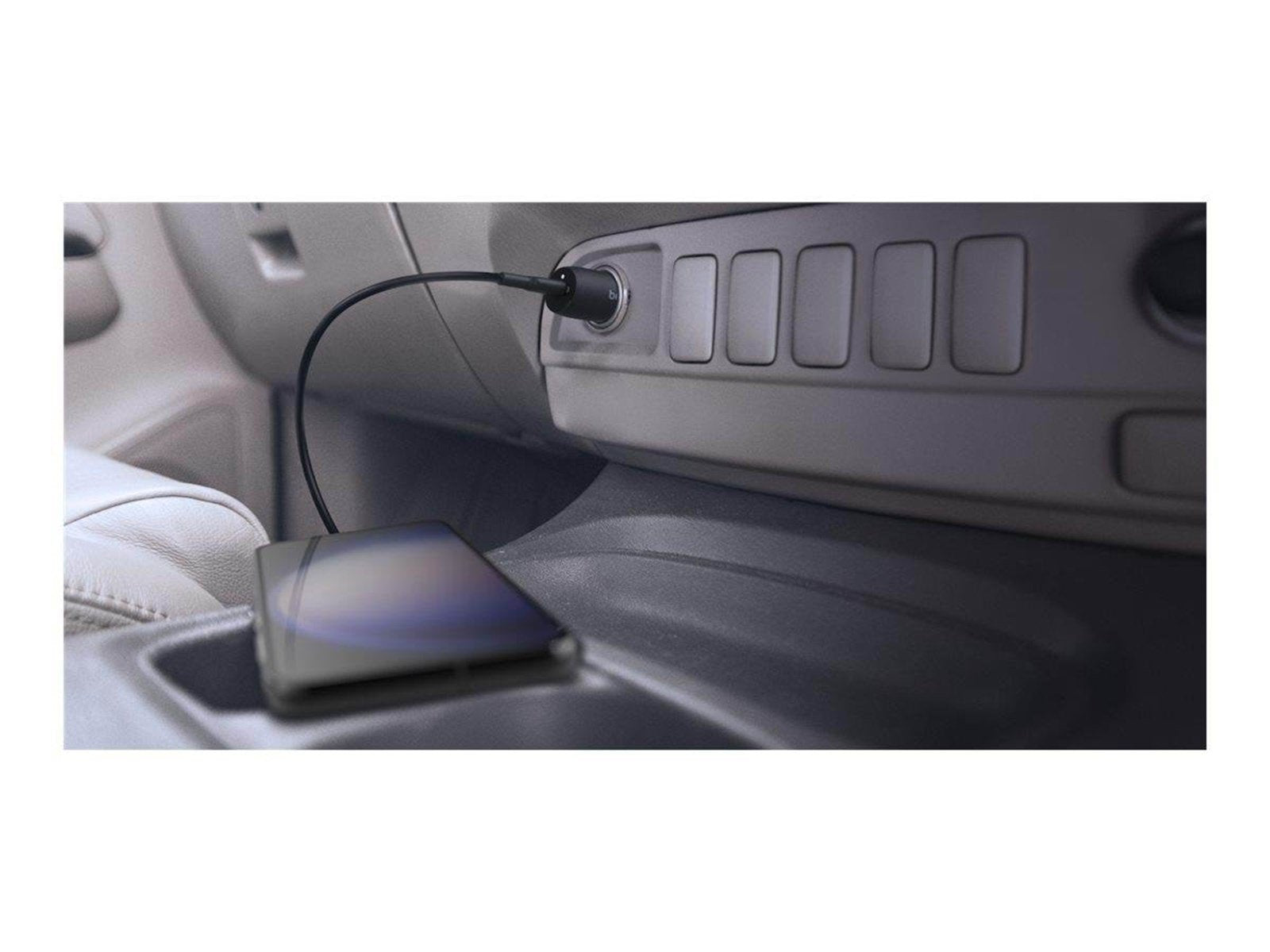 Belkin BoostCharge 30W USB-C Car Charger + USB-C to USB-C cable