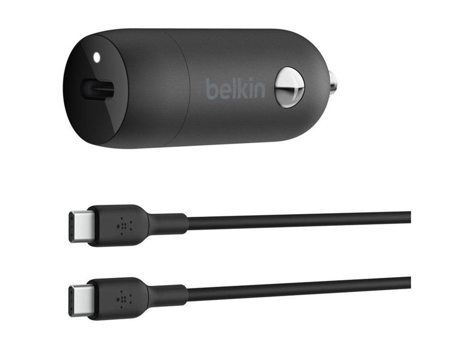 Belkin BoostCharge 30W USB-C Car Charger + USB-C to USB-C cable