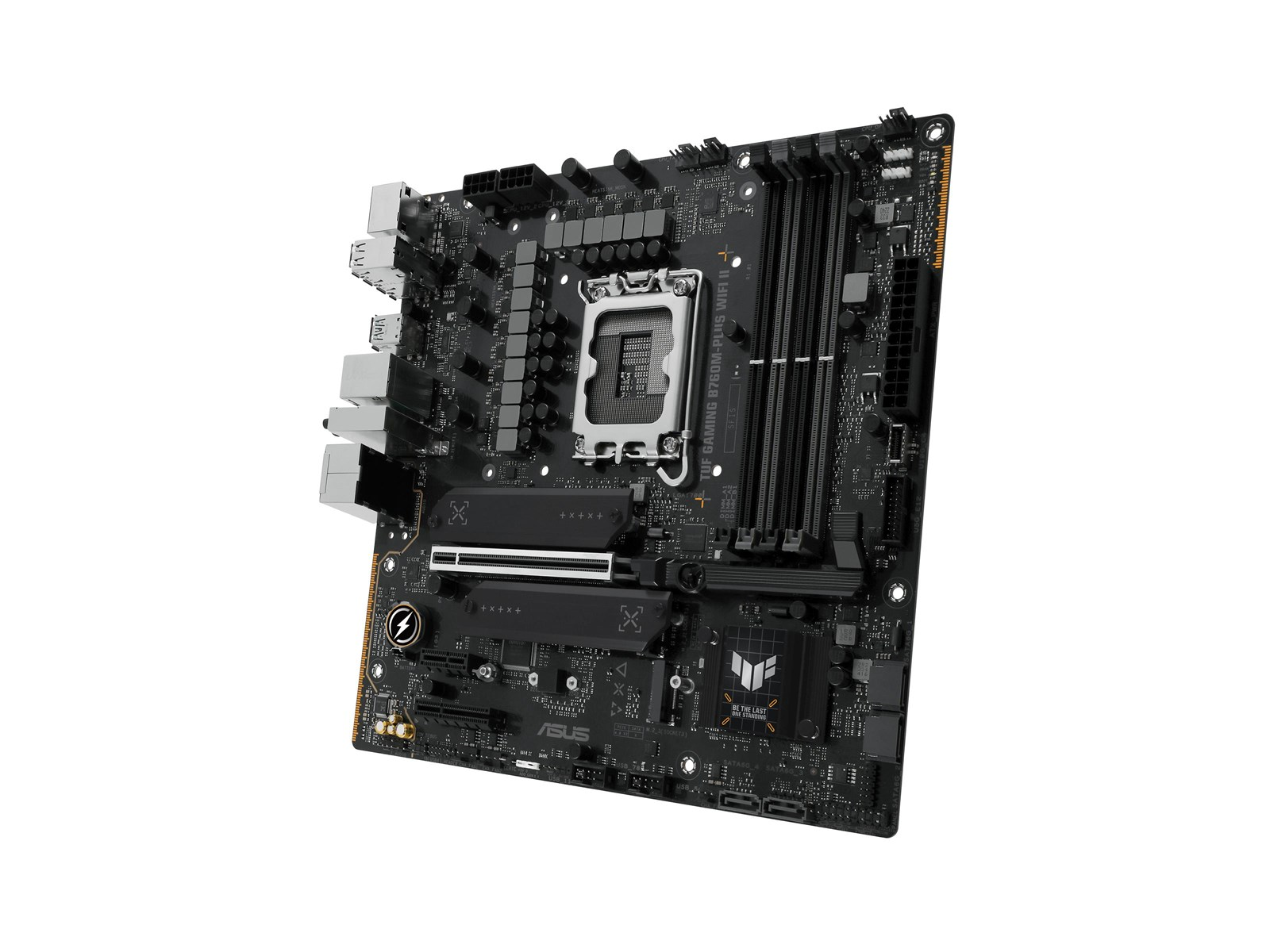 ASUS TUF GAMING B760M-PLUS WIFI II Mainboard - Intel B760 - Intel LGA1700 socket - DDR5 RAM - Micro-ATX