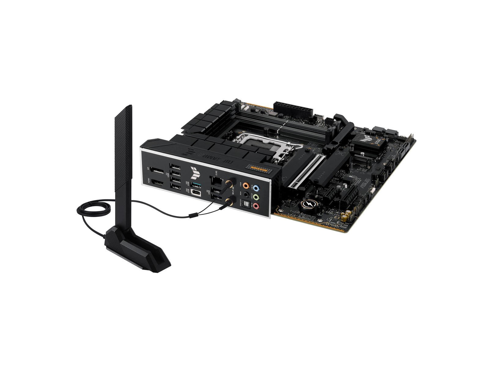 ASUS TUF GAMING B760M-PLUS WIFI II Mainboard - Intel B760 - Intel LGA1700 socket - DDR5 RAM - Micro-ATX