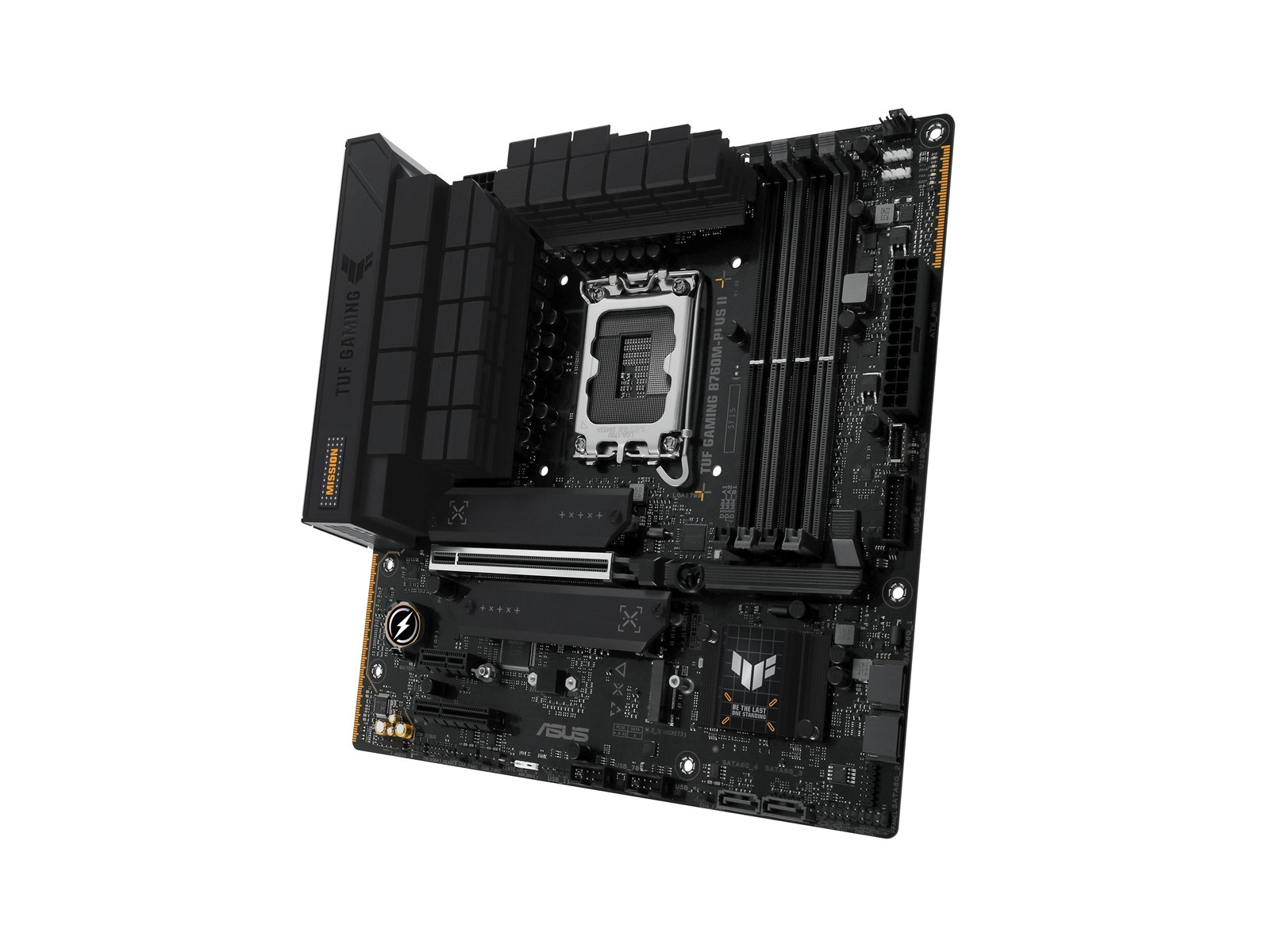 ASUS TUF GAMING B760M-PLUS II Mainboard - Intel B760 - Intel LGA1700 socket - DDR5 RAM - Micro-ATX