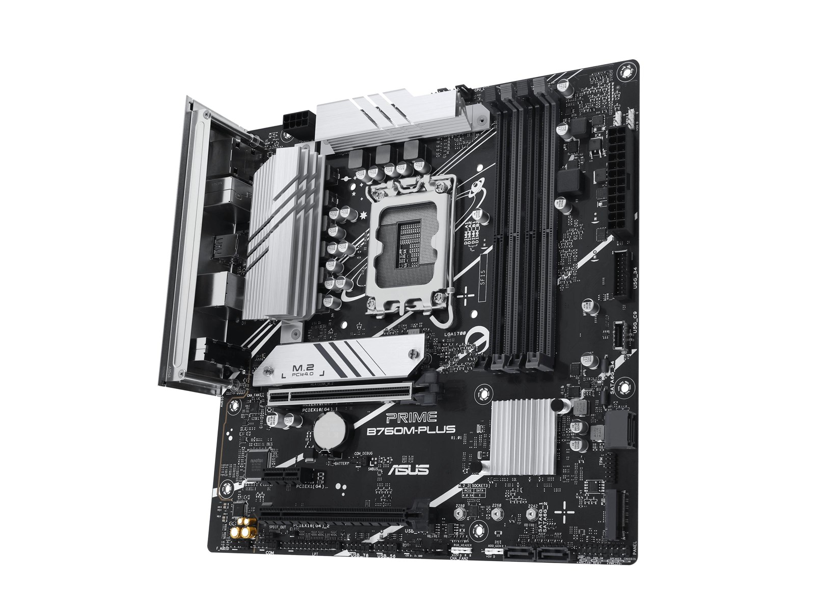 ASUS PRIME B760M-PLUS Mainboard - Intel B760 - Intel LGA1700 socket - DDR5 RAM - Micro-ATX