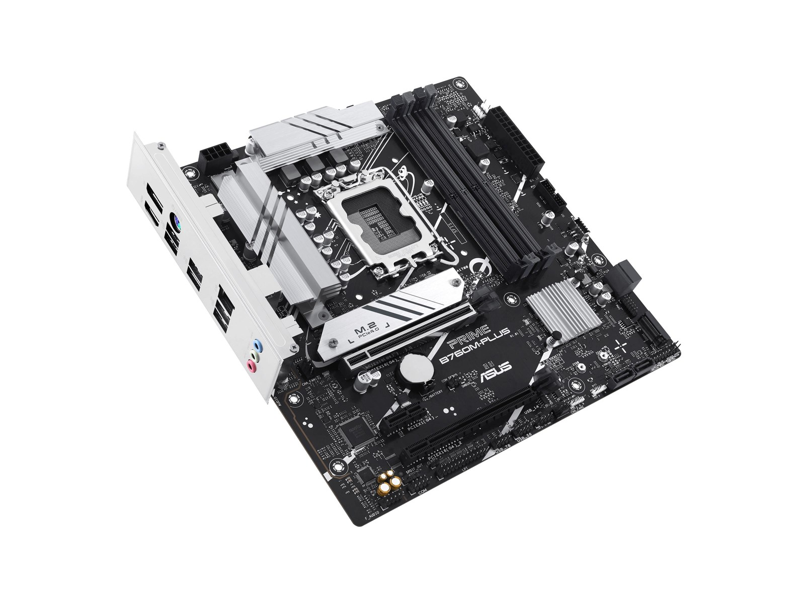ASUS PRIME B760M-PLUS Mainboard - Intel B760 - Intel LGA1700 socket - DDR5 RAM - Micro-ATX