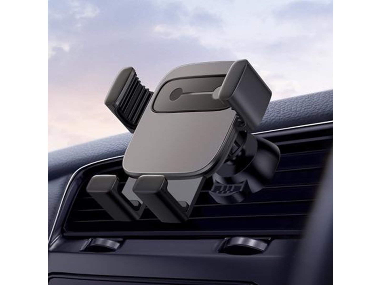 Baseus Cube Gravitational car holder on ventilation grid (Black)