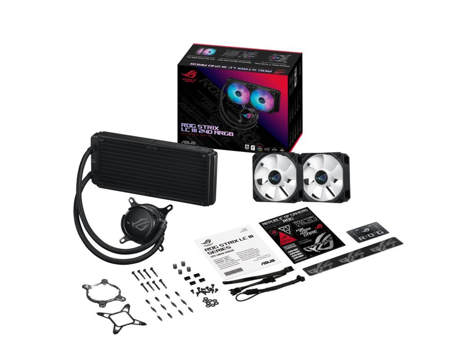 ASUS ROG STRIX LC III 240 ARGB - Black - CPU-Wasserkühlung - Max 36 dBA