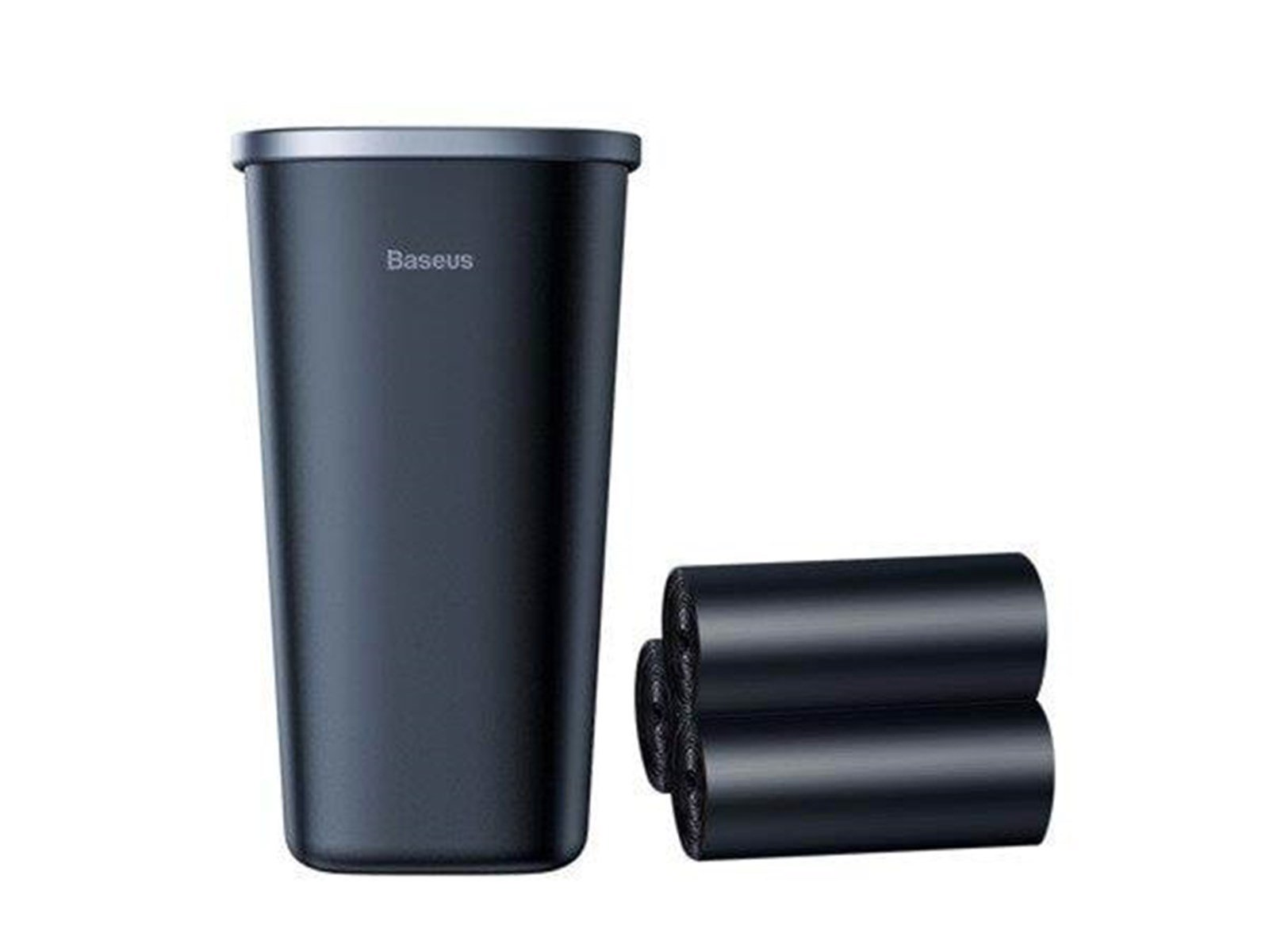 Baseus Dust-free Vehicle-mounted Trash Can（Trash Bag 3 roll/90）Black