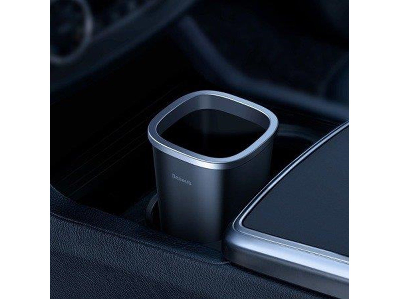 Baseus Dust-free Vehicle-mounted Trash Can（Trash Bag 3 roll/90）Black