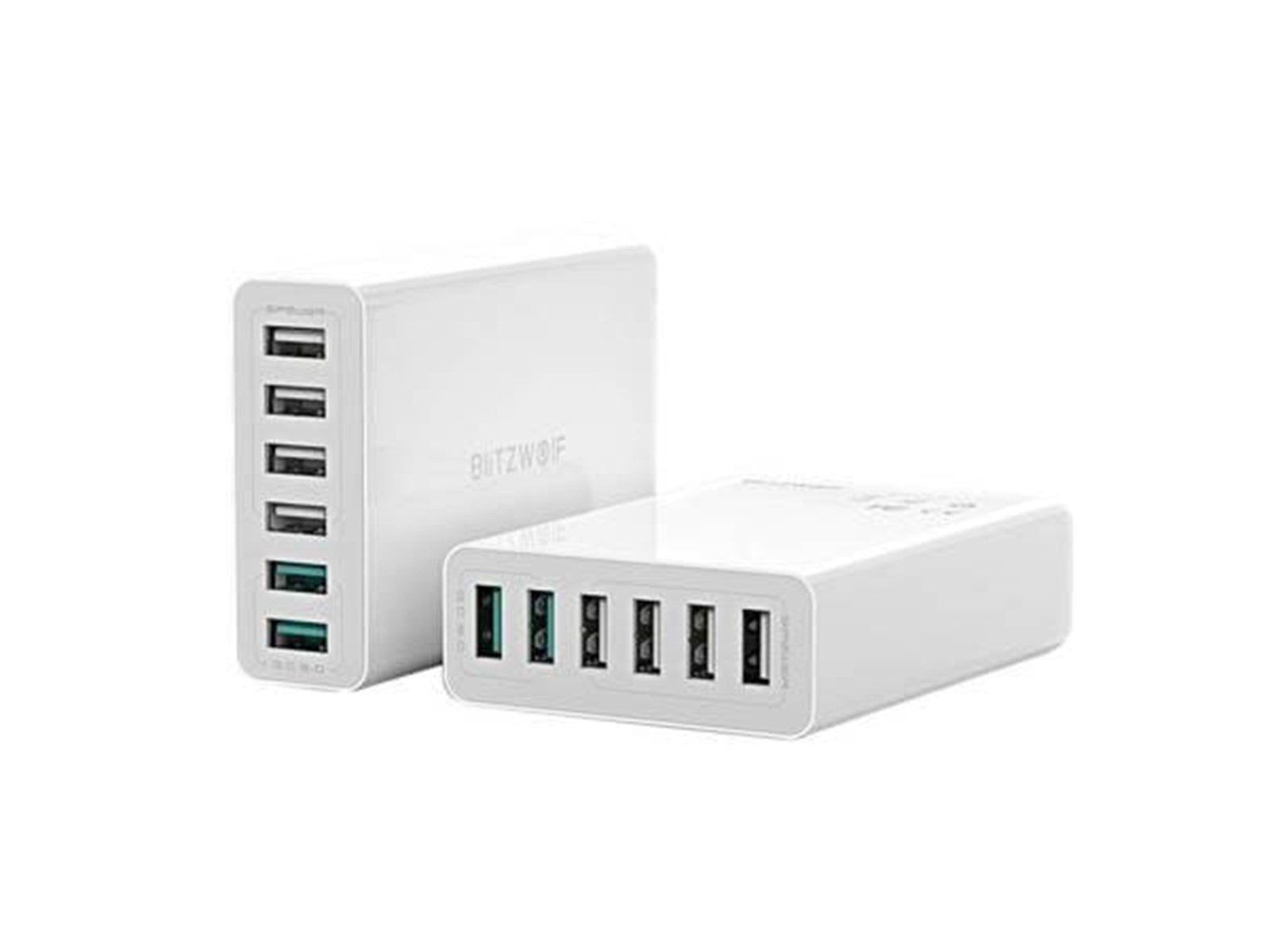 BlitzWolf Charger 6x USB Blitzwolf BW-S15 QC 3.0 60 W (white)