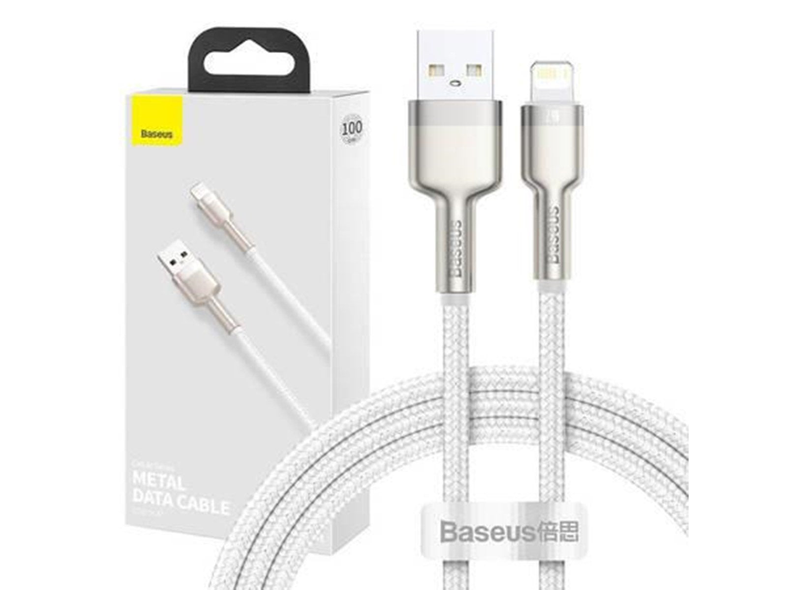 Baseus USB cable for Lightning  Cafule 2.4A 1m (white)
